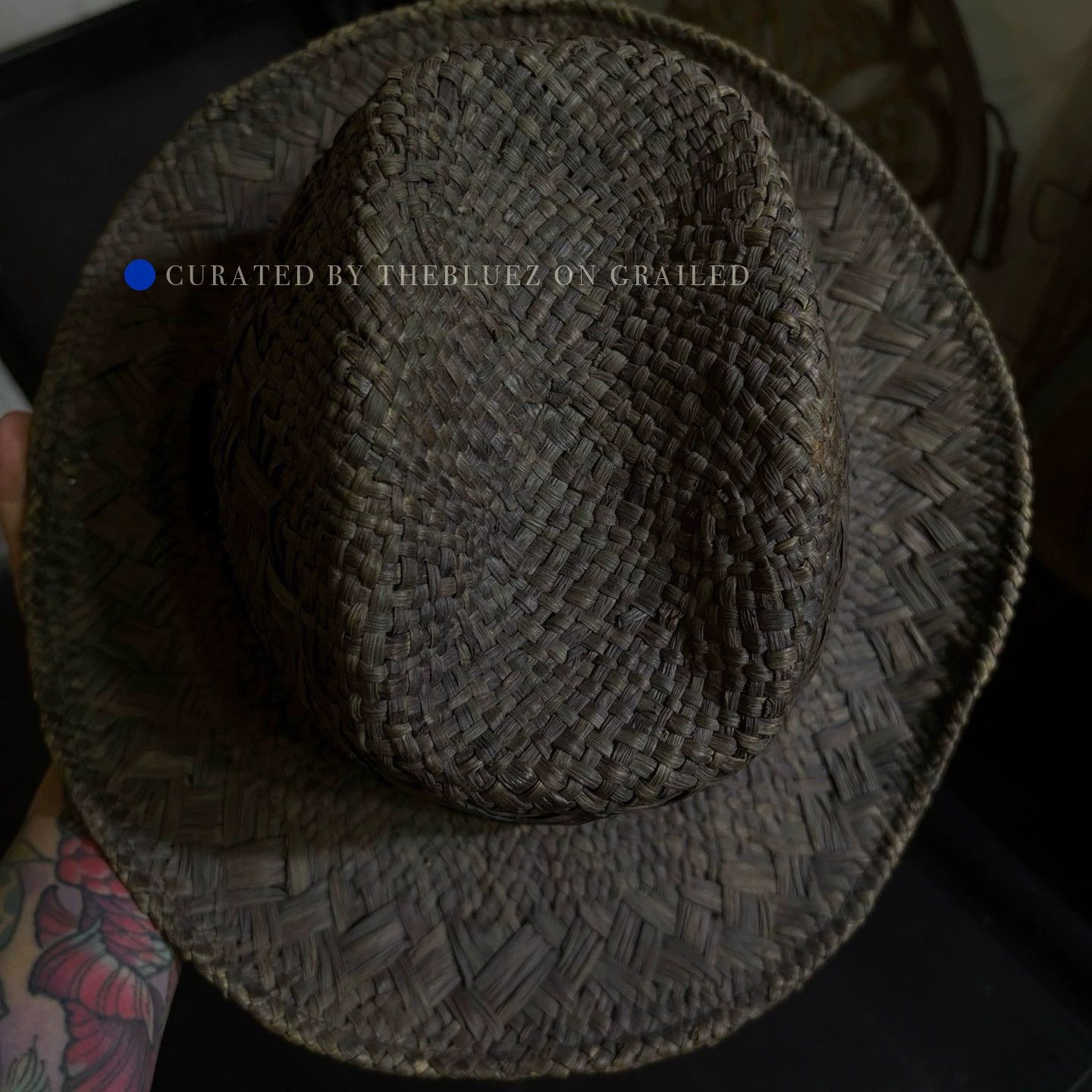 Number (N)ine Stylish Multi Color Straw Hat Size ONE SIZE - 5 Thumbnail