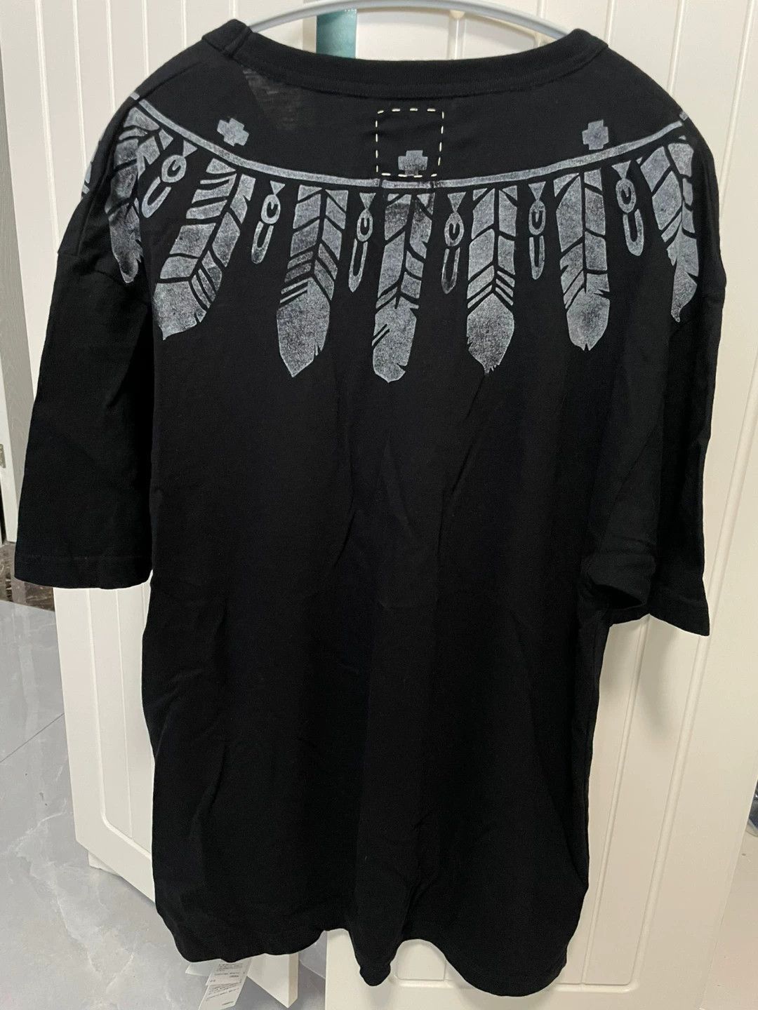 Visvim Rare Hand-Painted Black Jumbo Tee Size US XL / EU 56 / 4 - 2 Thumbnail