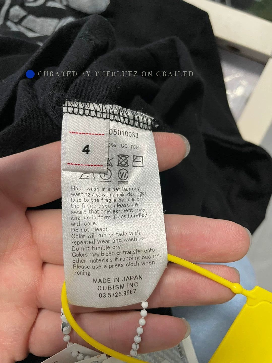 Visvim Rare Hand-Painted Black Jumbo Tee Size US XL / EU 56 / 4 - 4 Thumbnail