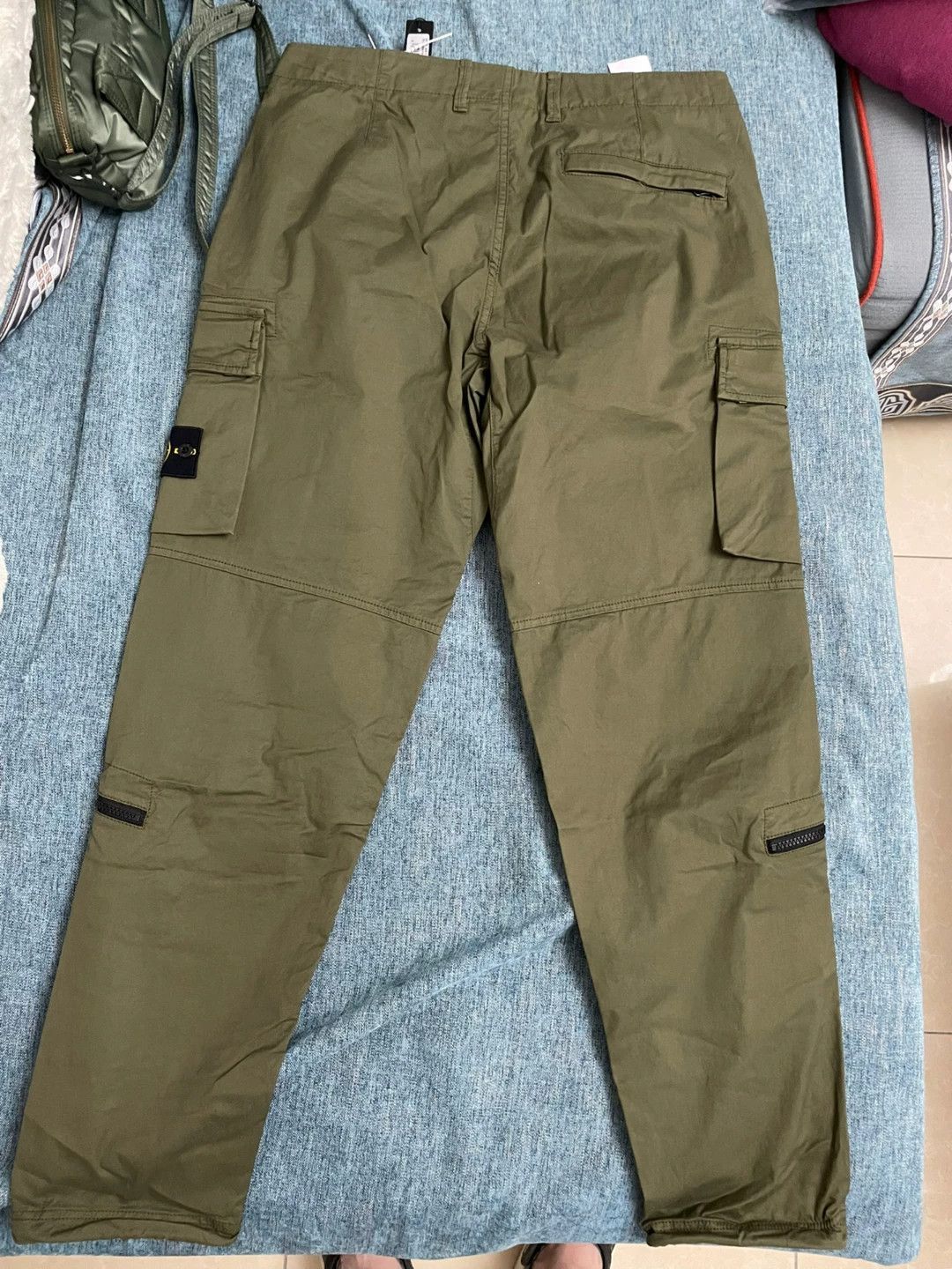 Stone Island OD Green Cargo Pants, Size 32 Size US 32 / EU 48 - 2 Thumbnail