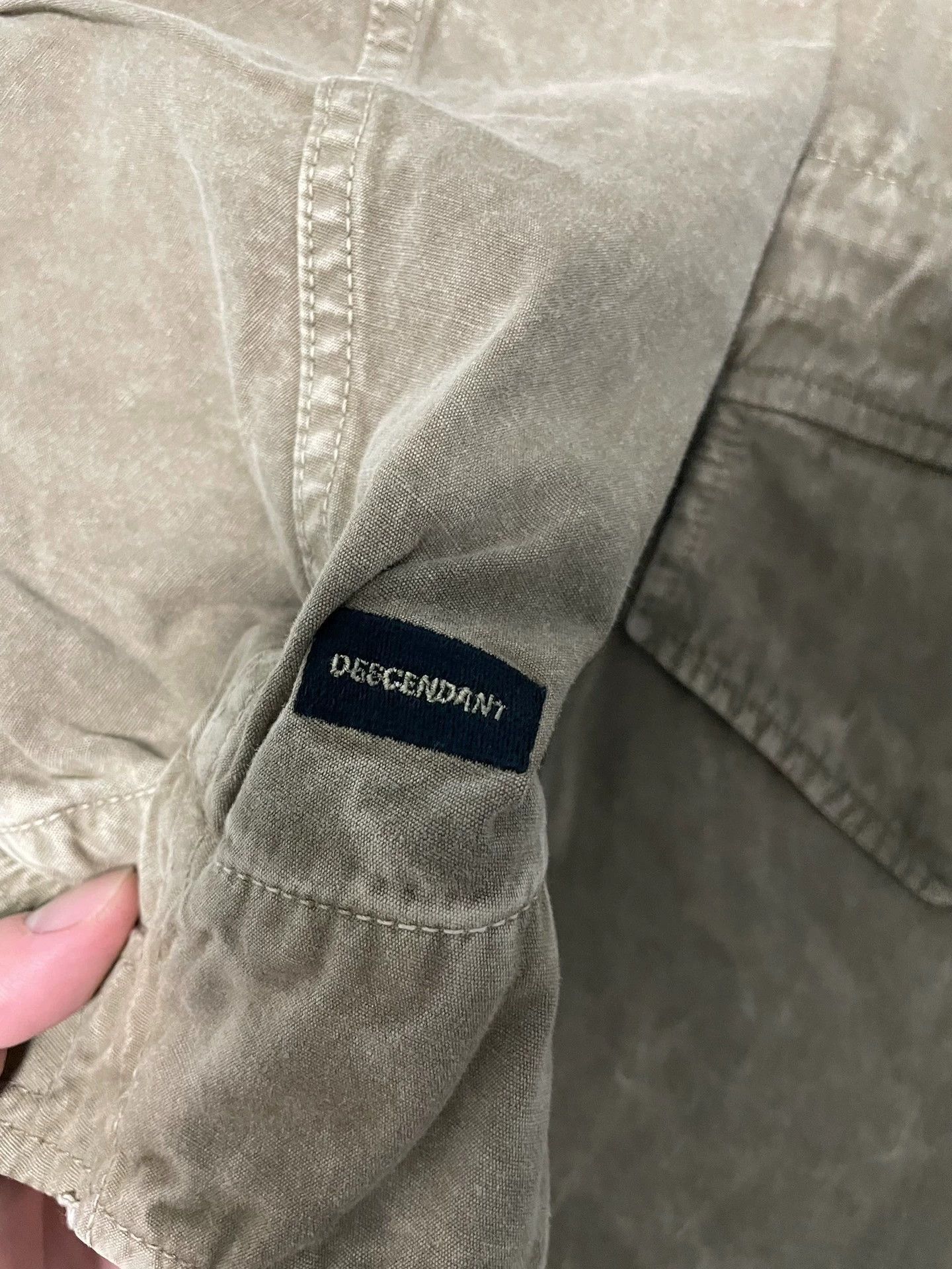 Descendant Washed Waxed Green Weather Jacket Size US M / EU 48-50 / 2 - 4 Thumbnail