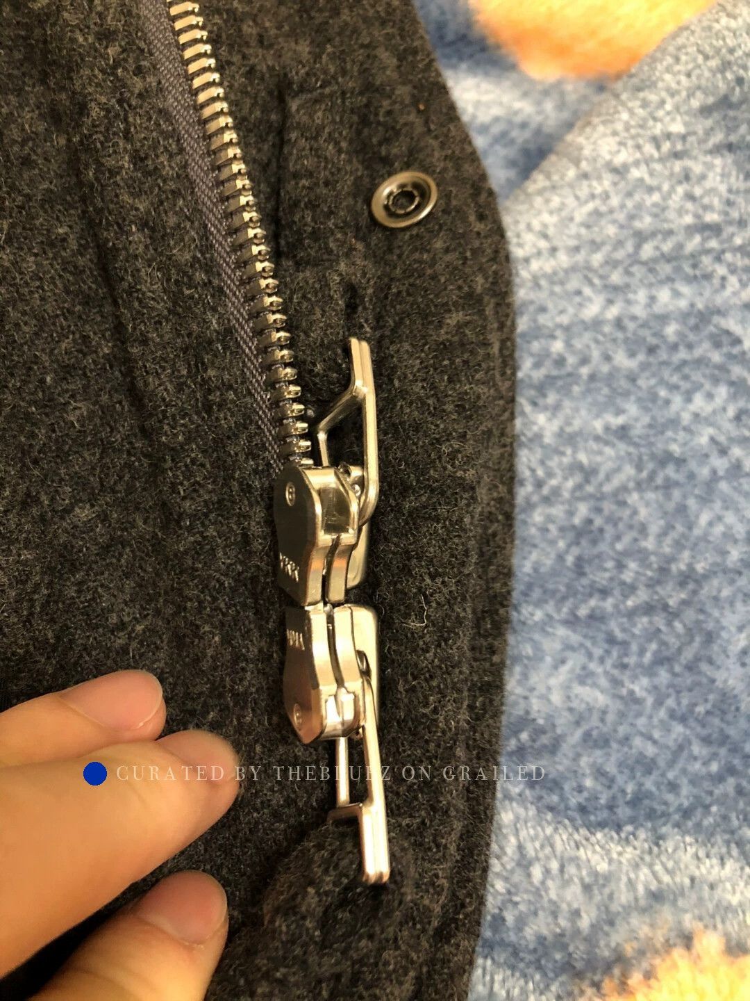 Pilgrim Surf + Supply Black Wool Coat with YKK Detailing Size US S / EU 44-46 / 1 - 9 Thumbnail