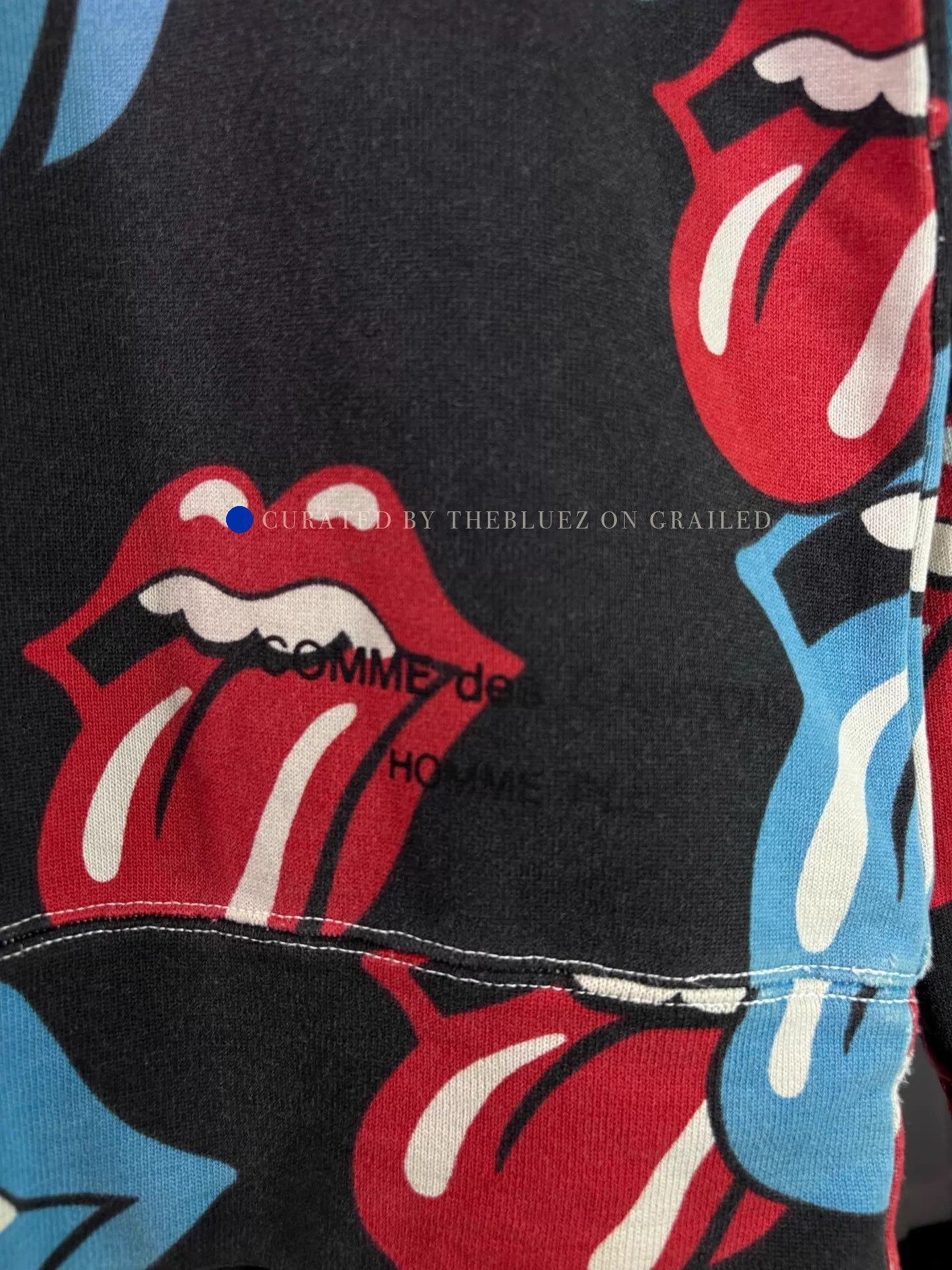 Comme des Garcons Rolling Stone Print Long Sleeve T-Shirt Size US S / EU 44-46 / 1 - 3 Thumbnail