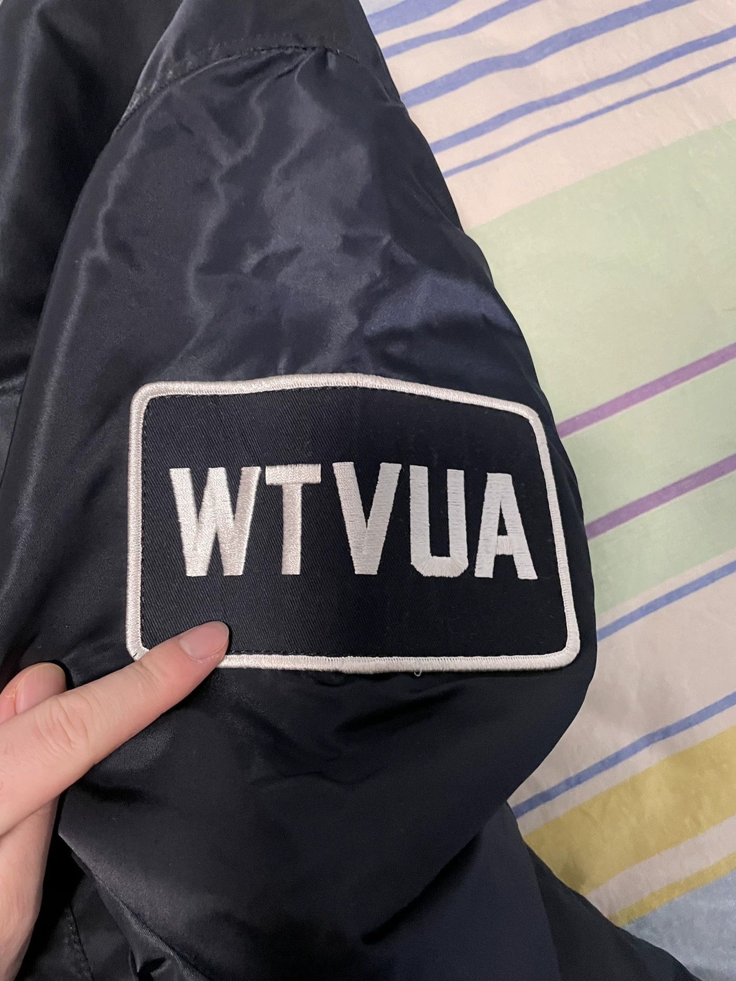 Wtaps Embroidered Nylon Satin Baseball Jacket Size US M / EU 48-50 / 2 - 6 Thumbnail