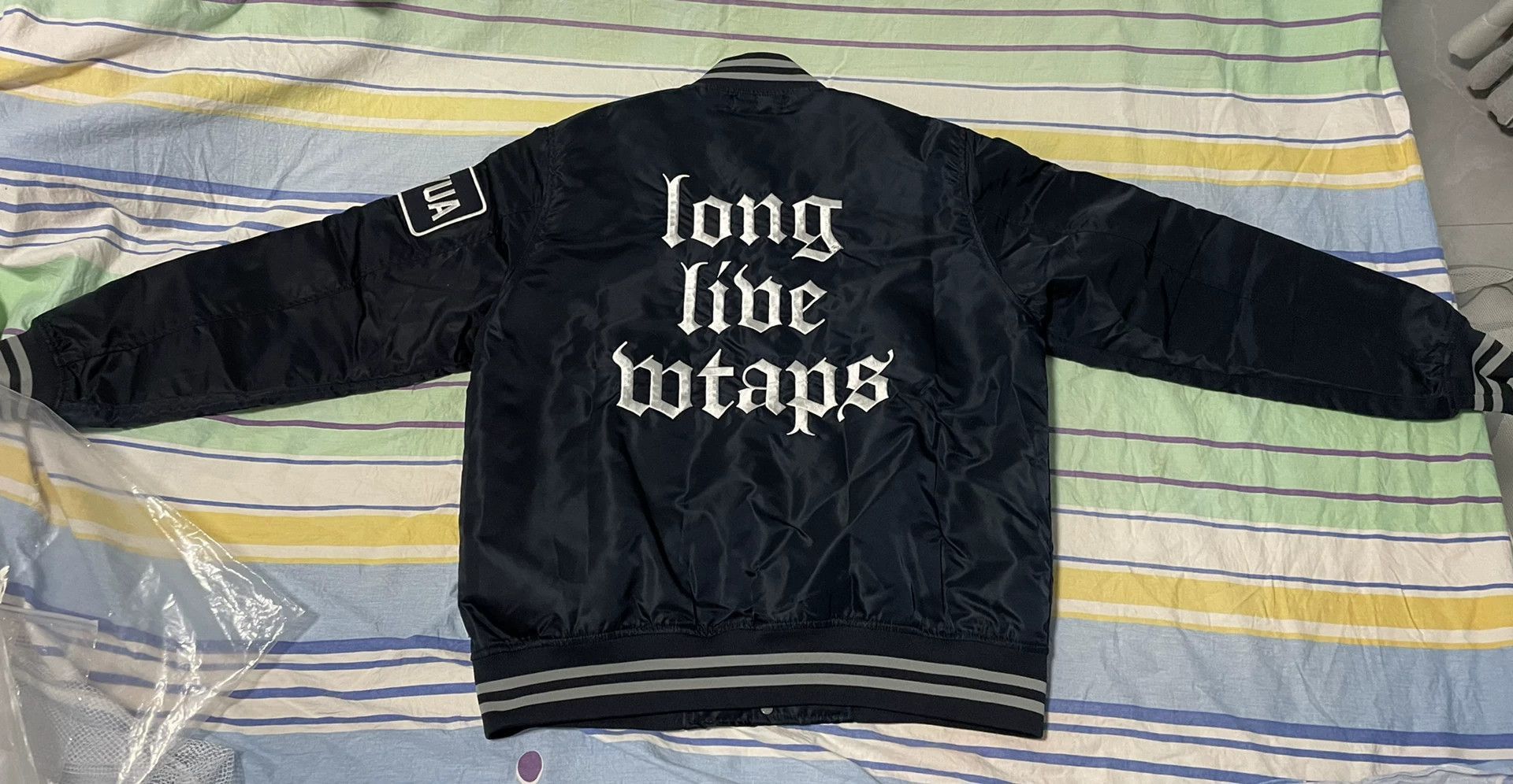 Wtaps Embroidered Nylon Satin Baseball Jacket Size US M / EU 48-50 / 2 - 2 Thumbnail