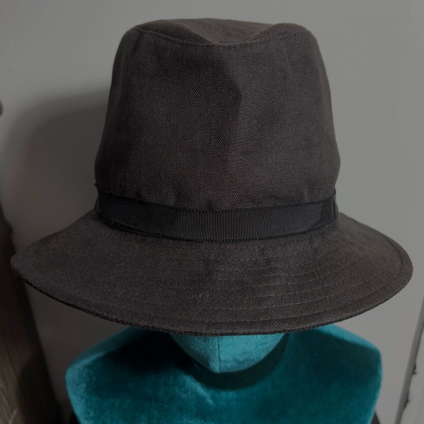 Yohji Yamamoto Runway Hat with Back Opening for Braid Size ONE SIZE - 3 Thumbnail