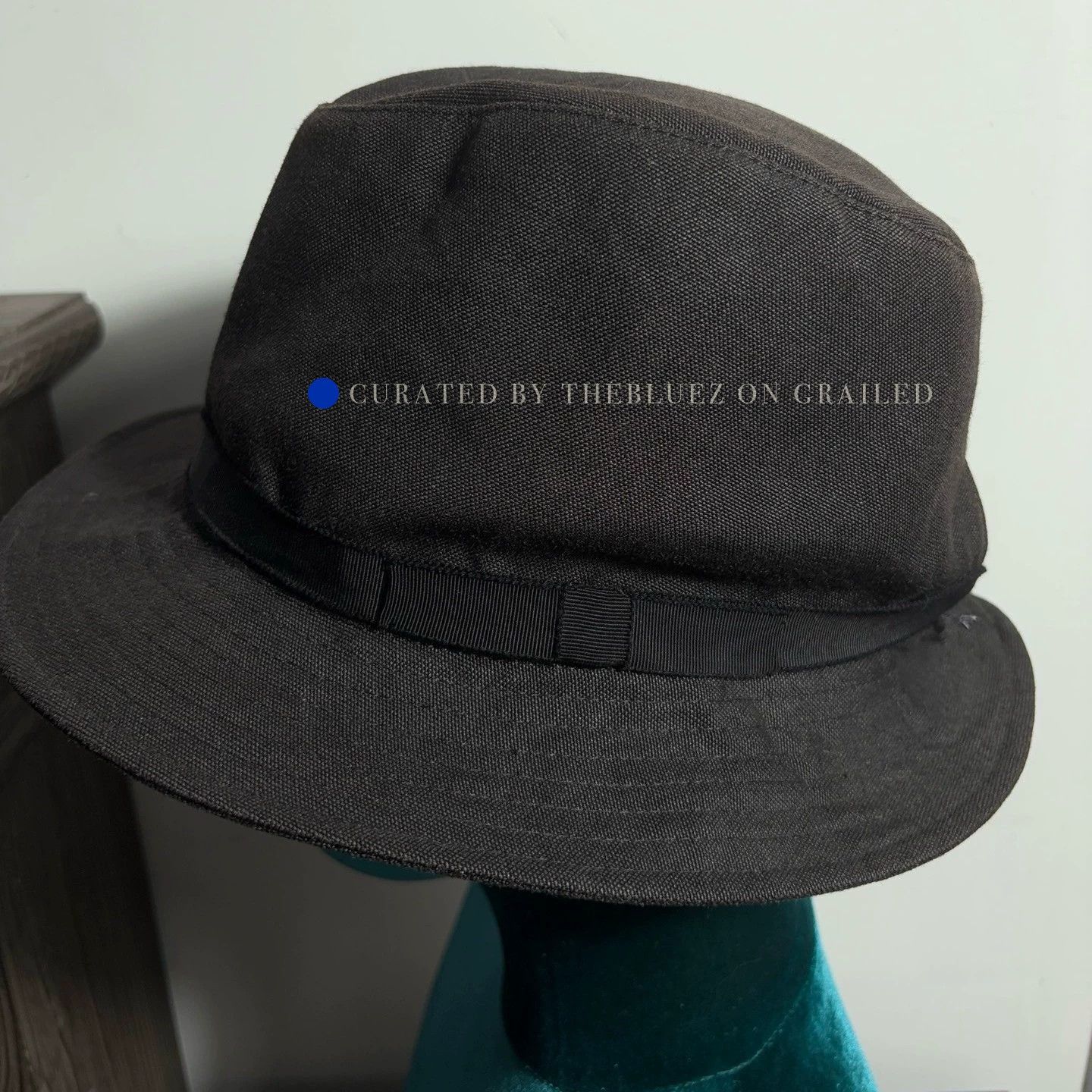 Yohji Yamamoto Runway Hat with Back Opening for Braid Size ONE SIZE - 4 Thumbnail