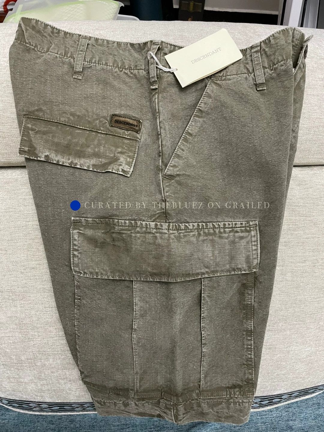 Descendant Batik Wash Ripstop Shorts in Green Size US 30 / EU 46 - 3 Thumbnail