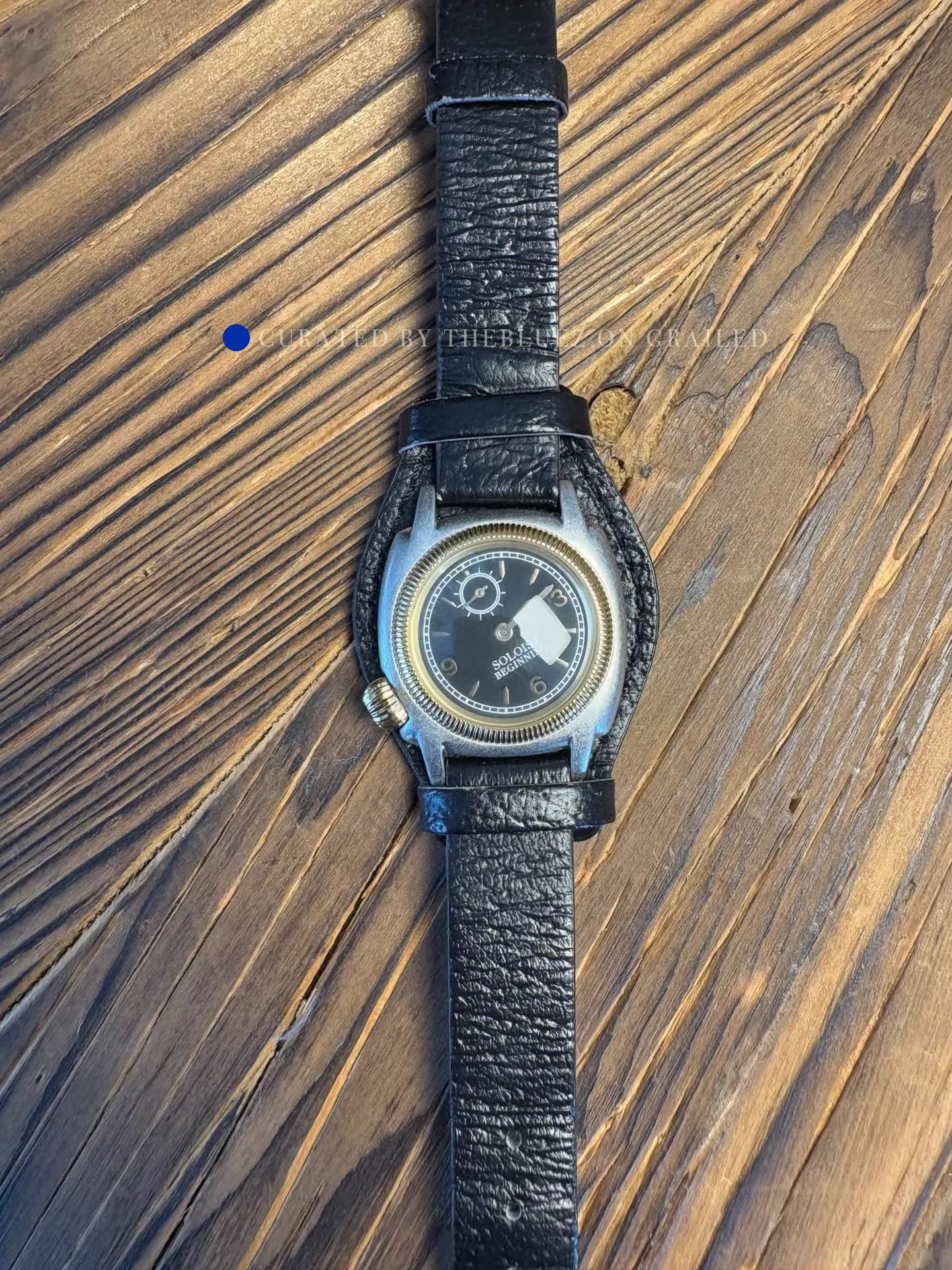 Takahiromiyashita The Soloist. Unique Lock Crown Wristwatch in Black Size ONE SIZE - 2 Thumbnail