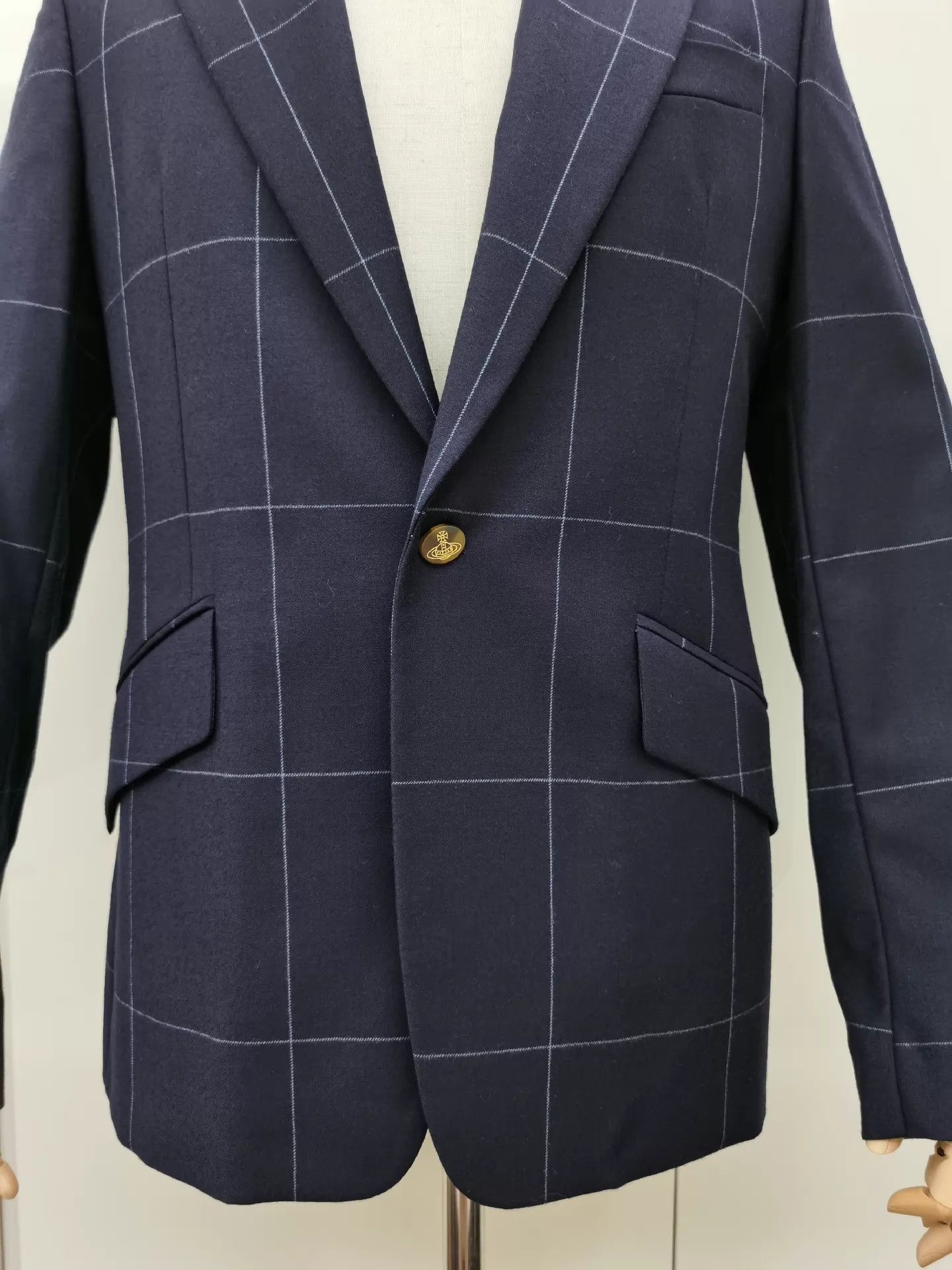 Vivienne Westwood Classic Black Wool Blazer Size US M / EU 48-50 / 2 - 2 Thumbnail