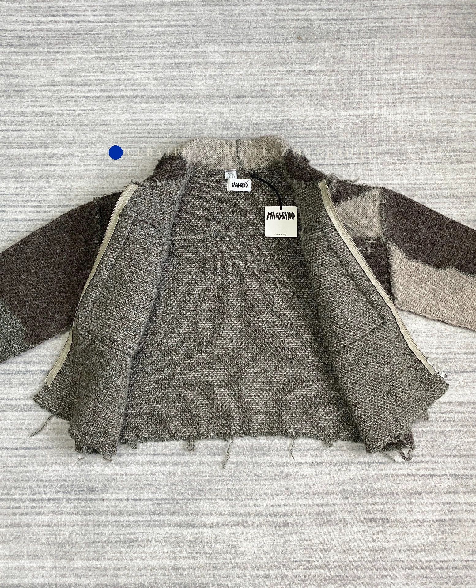 Magliano Colorblocked Wool Decon Workwear Zip Jacket Size US S / EU 44-46 / 1 - 4 Thumbnail