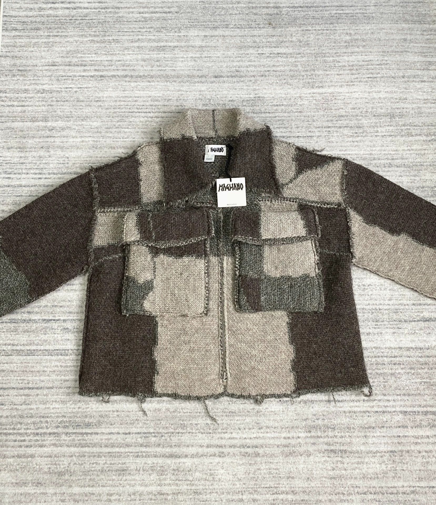 Magliano Colorblocked Wool Decon Workwear Zip Jacket Size US S / EU 44-46 / 1 - 2 Thumbnail