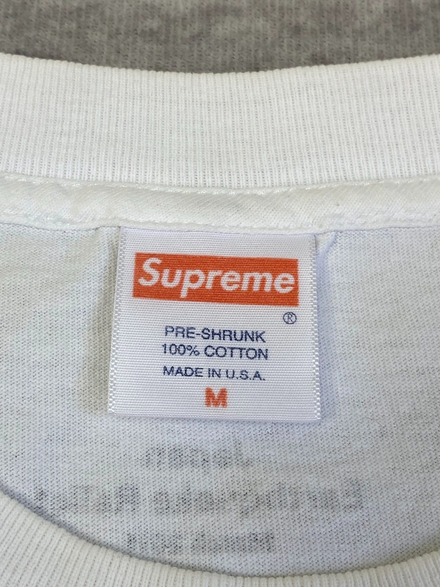Supreme 2011 Charity Relief Box Logo Tee Size US M / EU 48-50 / 2 - 6 Thumbnail