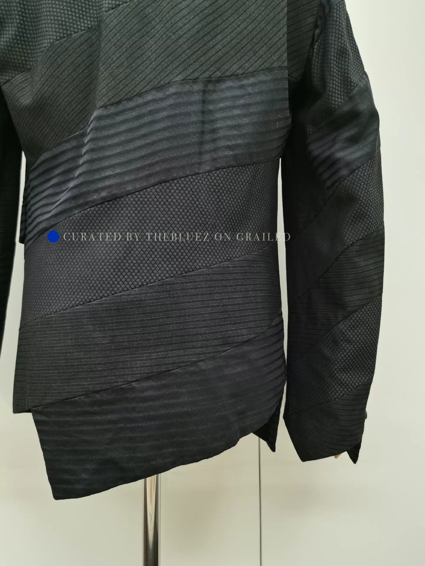 Comme des Garcons Irregular Paneled Blazer in Black Size US M / EU 48-50 / 2 - 6 Thumbnail