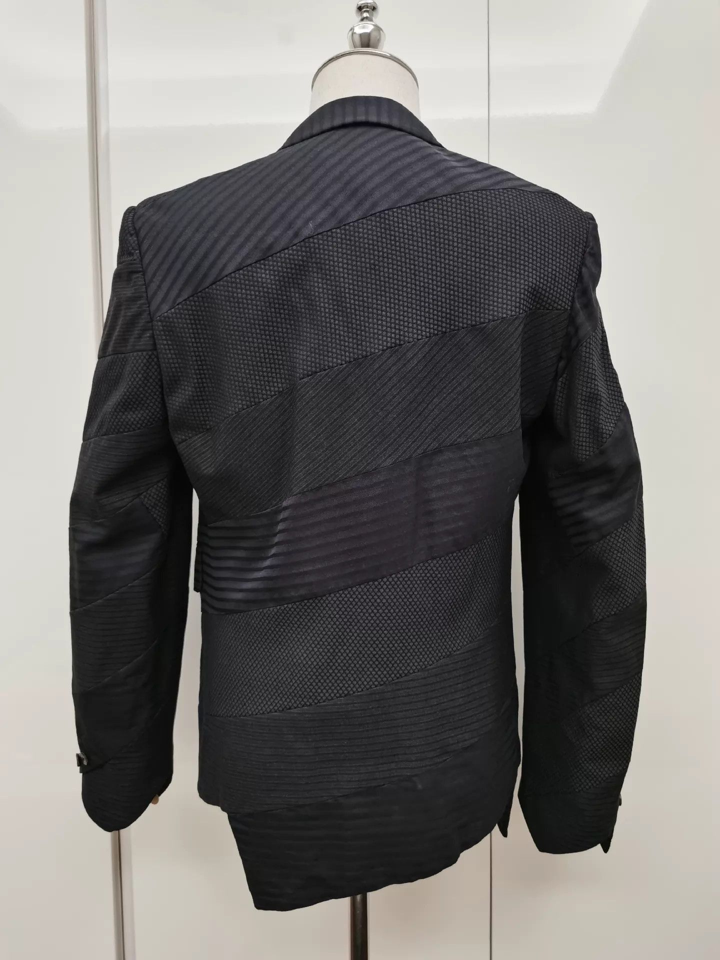 Comme des Garcons Irregular Paneled Blazer in Black Size US M / EU 48-50 / 2 - 5 Thumbnail