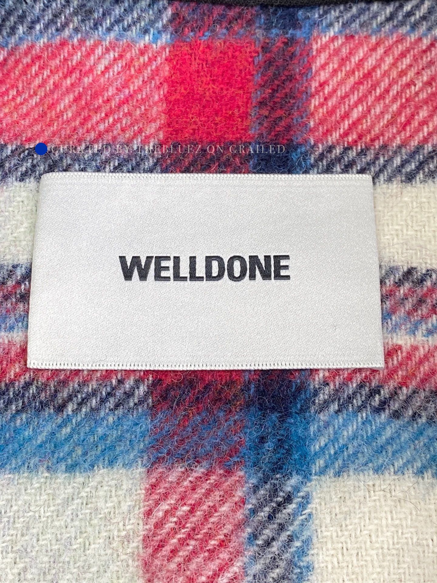 WE11DONE Multi Check Half-Zip Wool Jacket Size US M / EU 48-50 / 2 - 7 Thumbnail