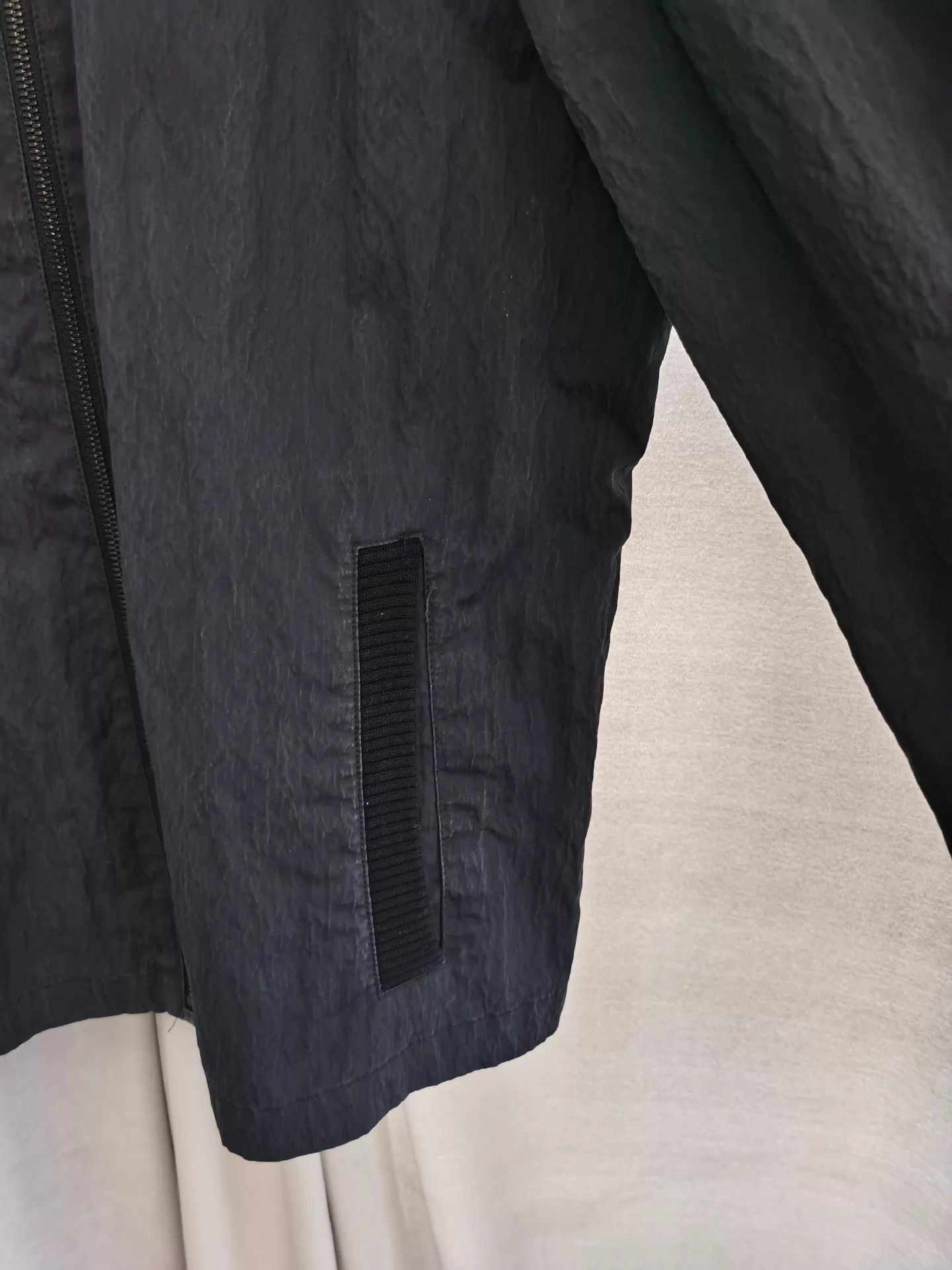 Maison Margiela Minimalist Collarless Jacket in Black Size US M / EU 48-50 / 2 - 3 Thumbnail