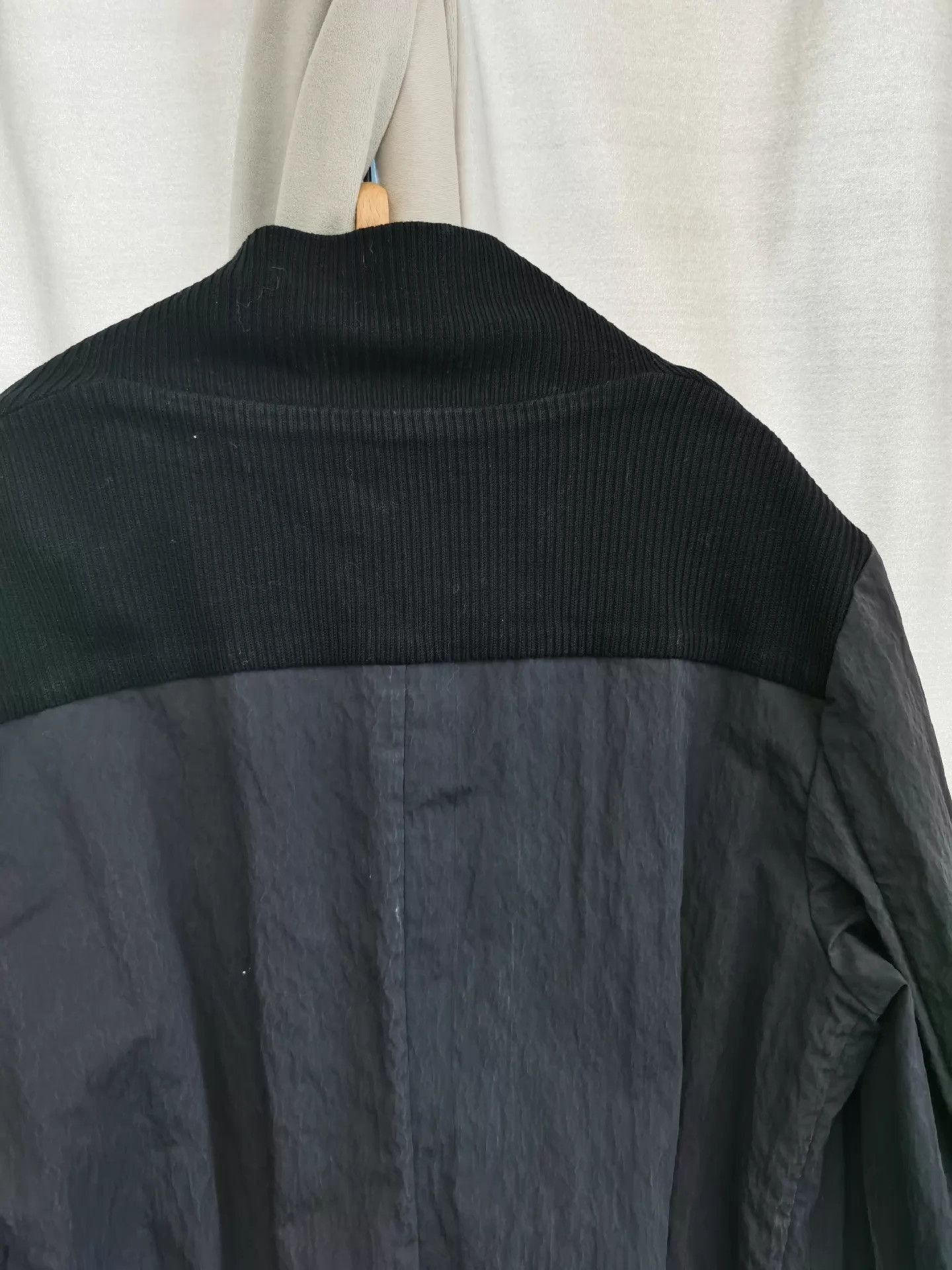Maison Margiela Minimalist Collarless Jacket in Black Size US M / EU 48-50 / 2 - 8 Thumbnail