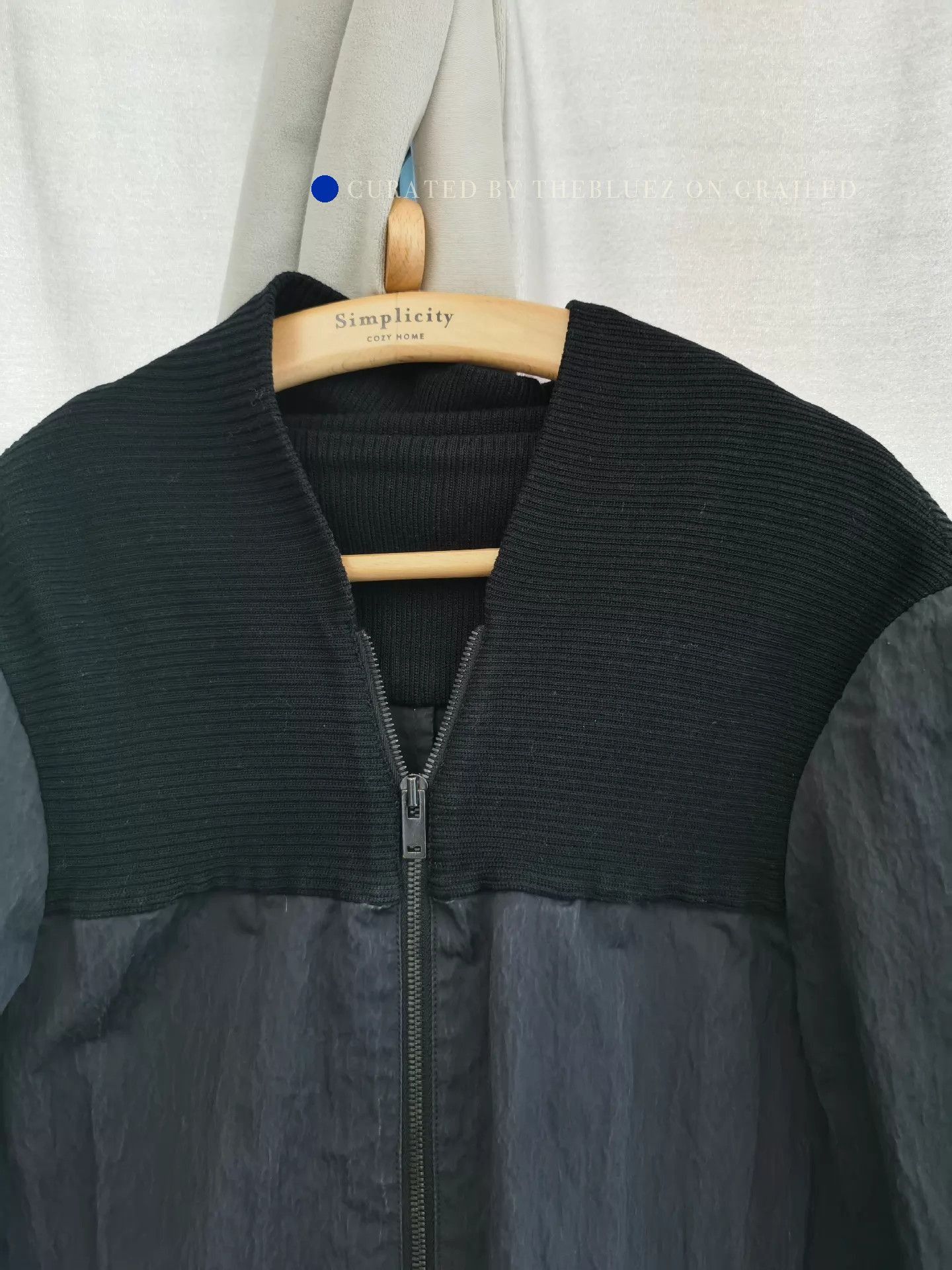 Maison Margiela Minimalist Collarless Jacket in Black Size US M / EU 48-50 / 2 - 2 Thumbnail