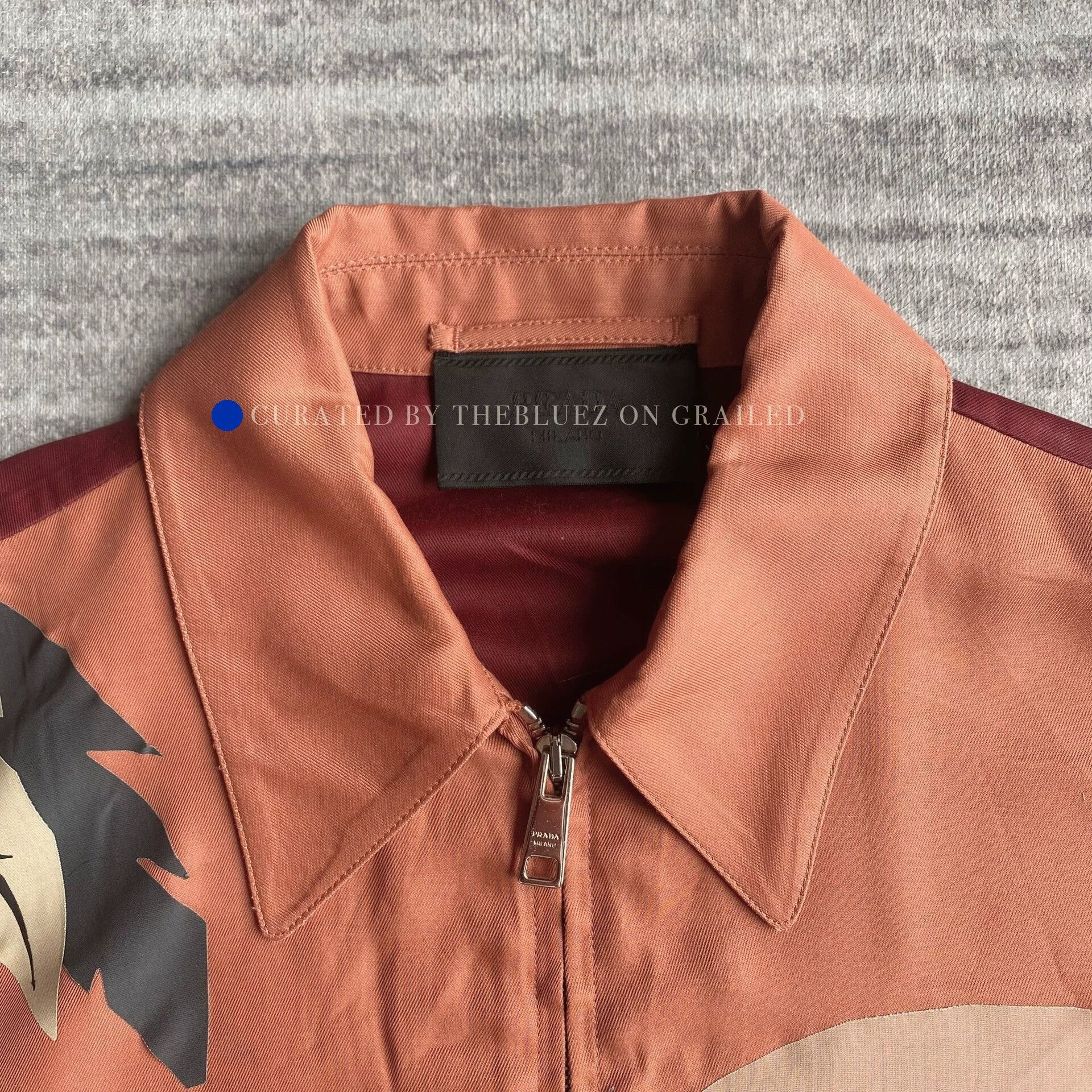 Prada Vibrant Orange Silk Short Jacket Size US XS / EU 42 / 0 - 6 Thumbnail