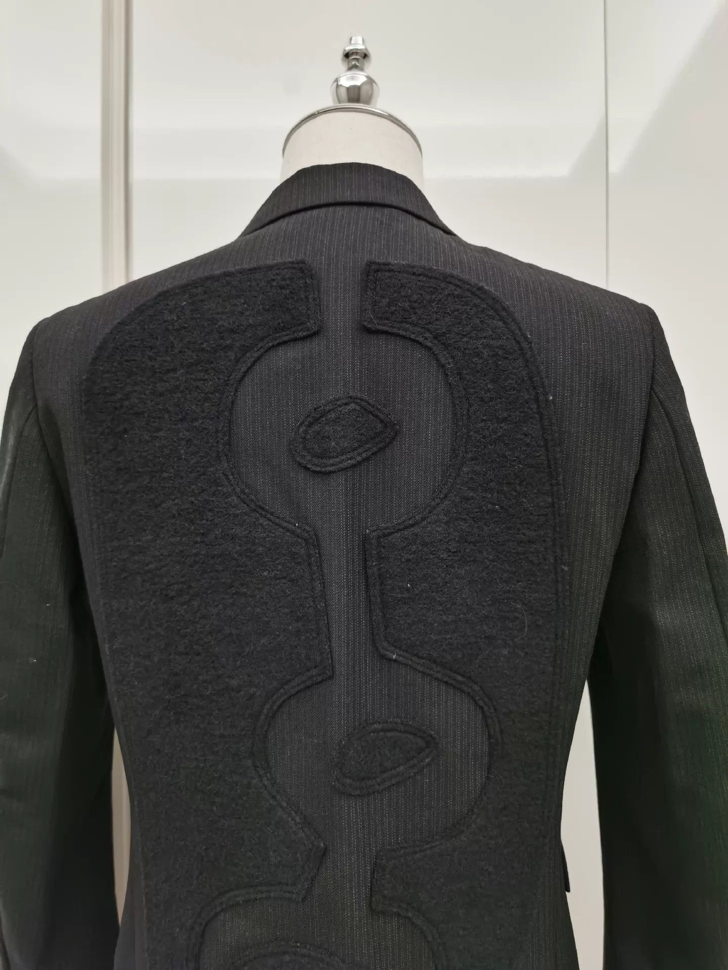Comme des Garcons Homme Plus Subtle Stripe Black Blazer Size US M / EU 48-50 / 2 - 6 Thumbnail