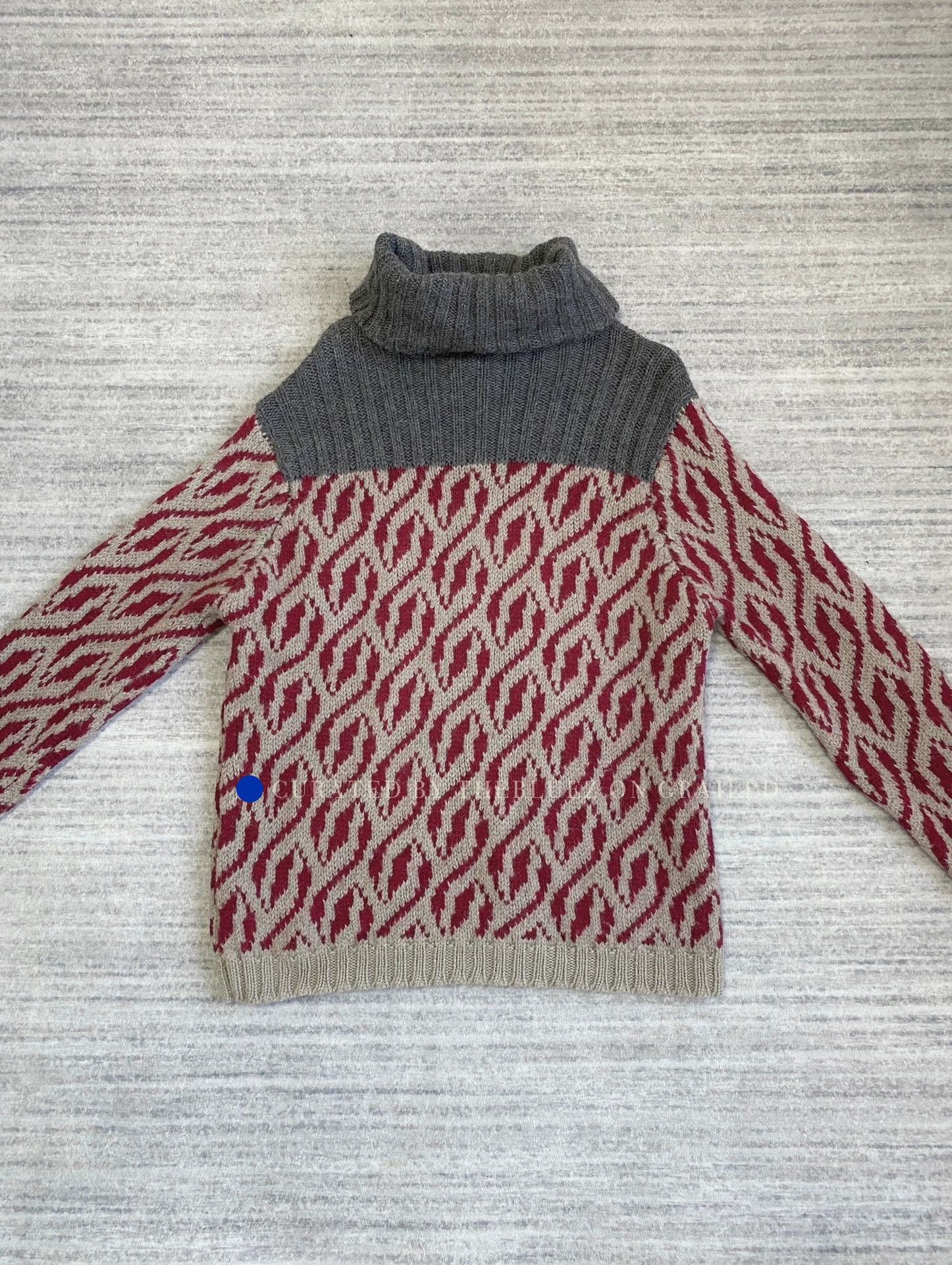 Dries Van Noten Floral Rose Turtleneck Sweater Size US M / EU 48-50 / 2 - 2 Thumbnail