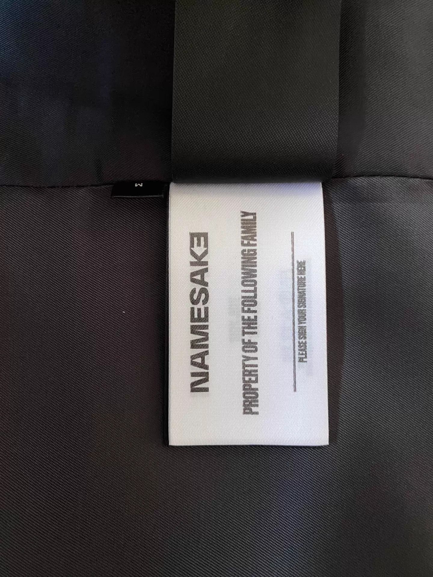 NAMESAKE Cotton-Linen Jacket with Leather Sleeves Size US M / EU 48-50 / 2 - 9 Thumbnail