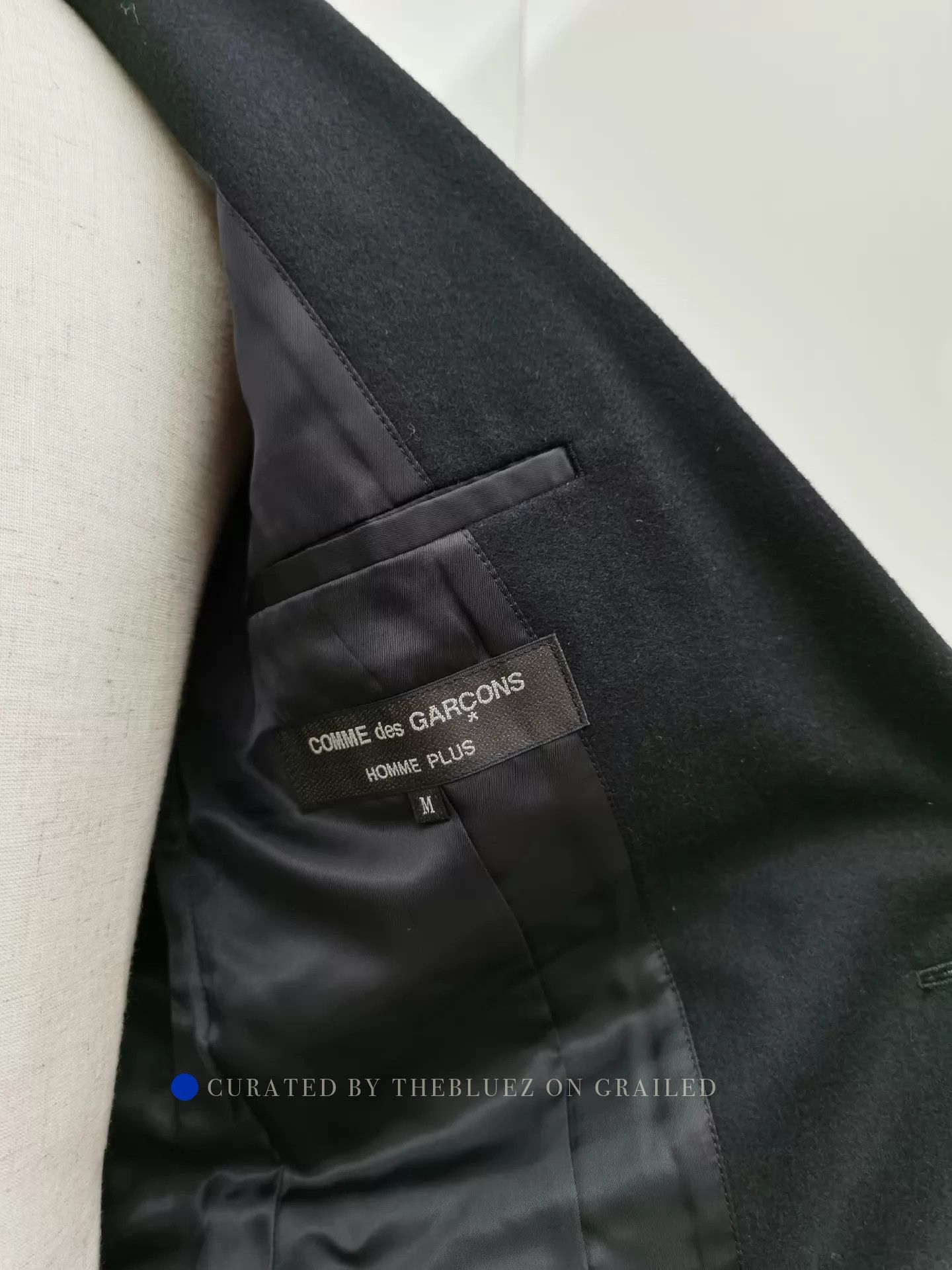 Comme des Garcons Wool Short Blazer in Black Size US M / EU 48-50 / 2 - 5 Thumbnail