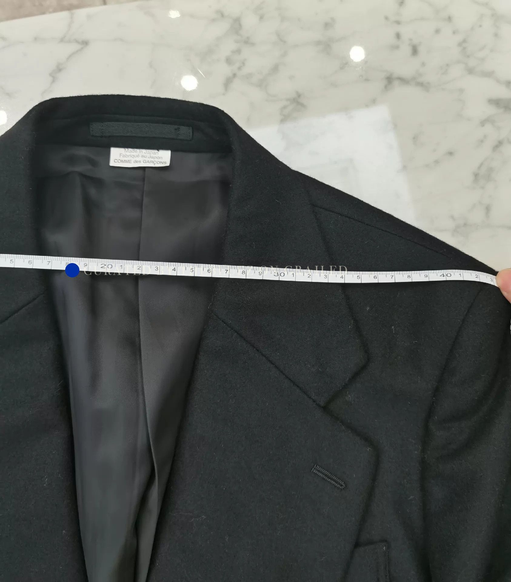 Comme des Garcons Wool Short Blazer in Black Size US M / EU 48-50 / 2 - 9 Thumbnail