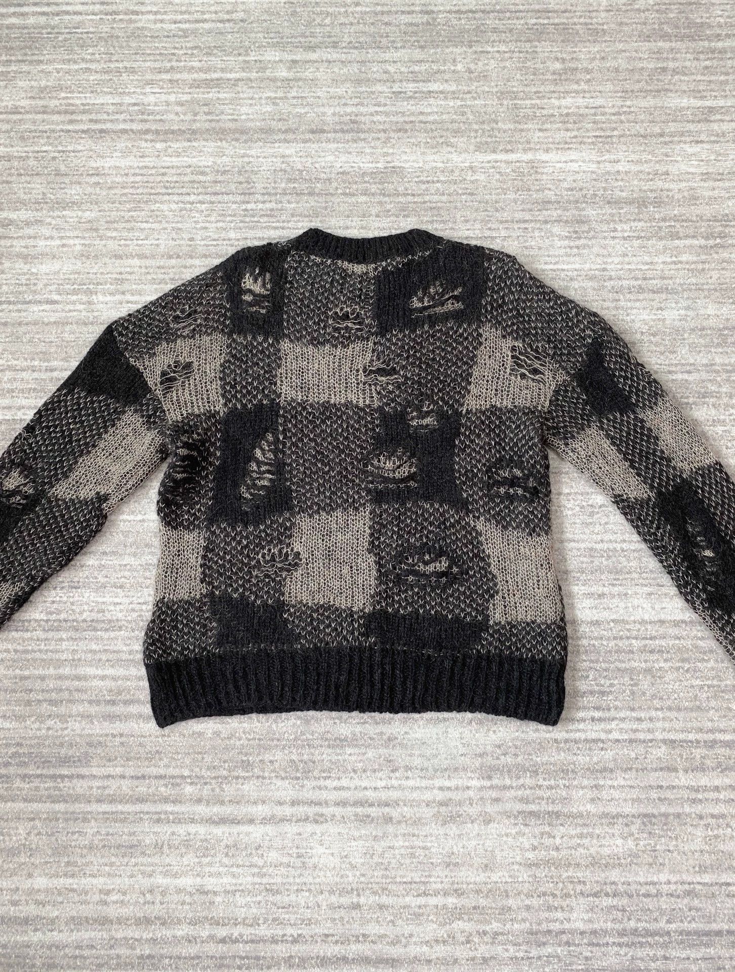 Our Legacy Distressed Multi-Check Sweater Size US S / EU 44-46 / 1 - 3 Thumbnail