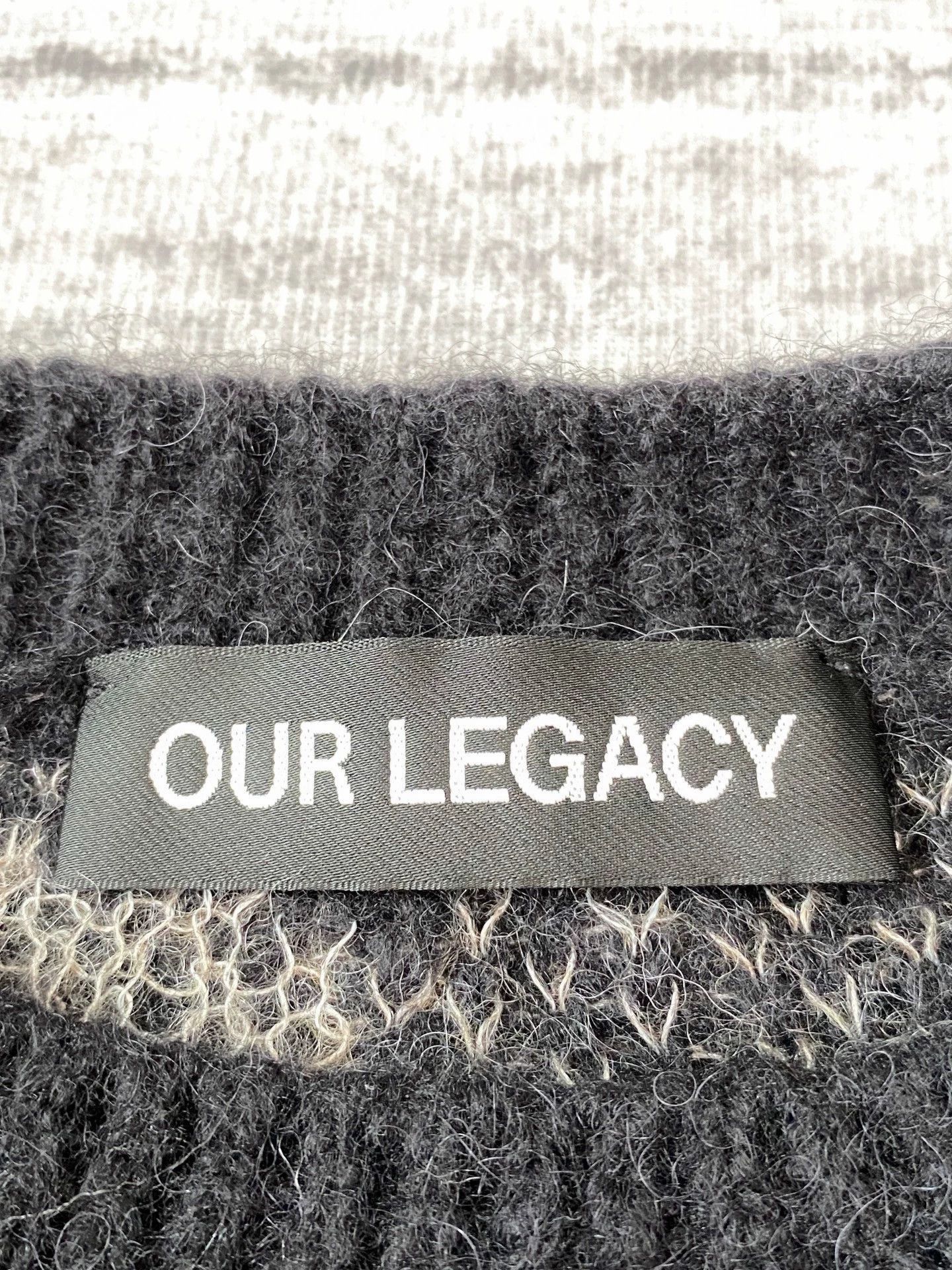 Our Legacy Distressed Multi-Check Sweater Size US S / EU 44-46 / 1 - 6 Thumbnail