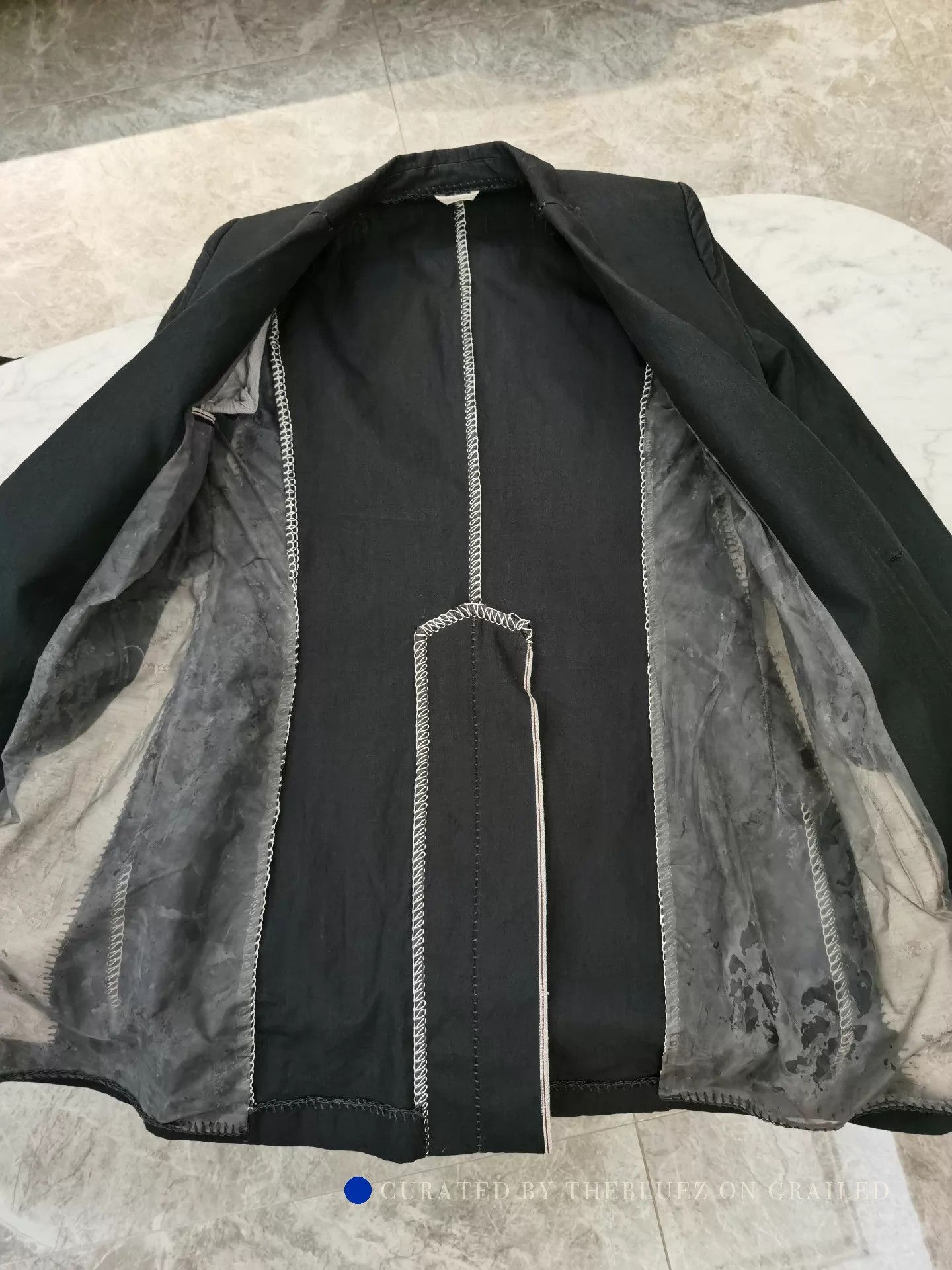Leopold Bossert Rare Black Long Trench Coat in Size M Size US M / EU 48-50 / 2 - 9 Thumbnail