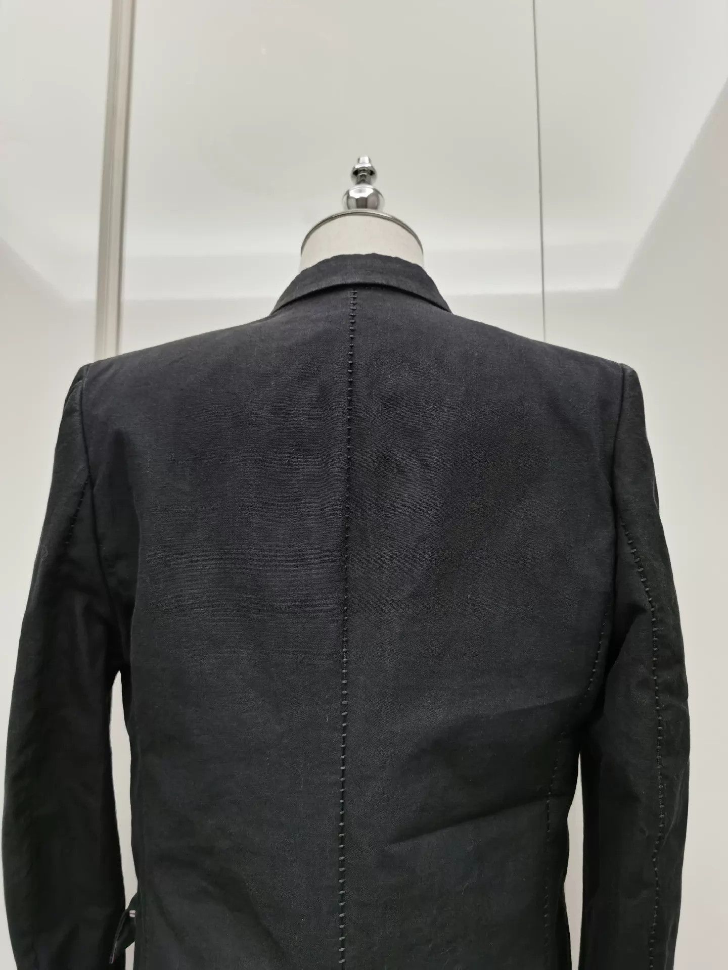 Leopold Bossert Rare Black Long Trench Coat in Size M Size US M / EU 48-50 / 2 - 5 Thumbnail