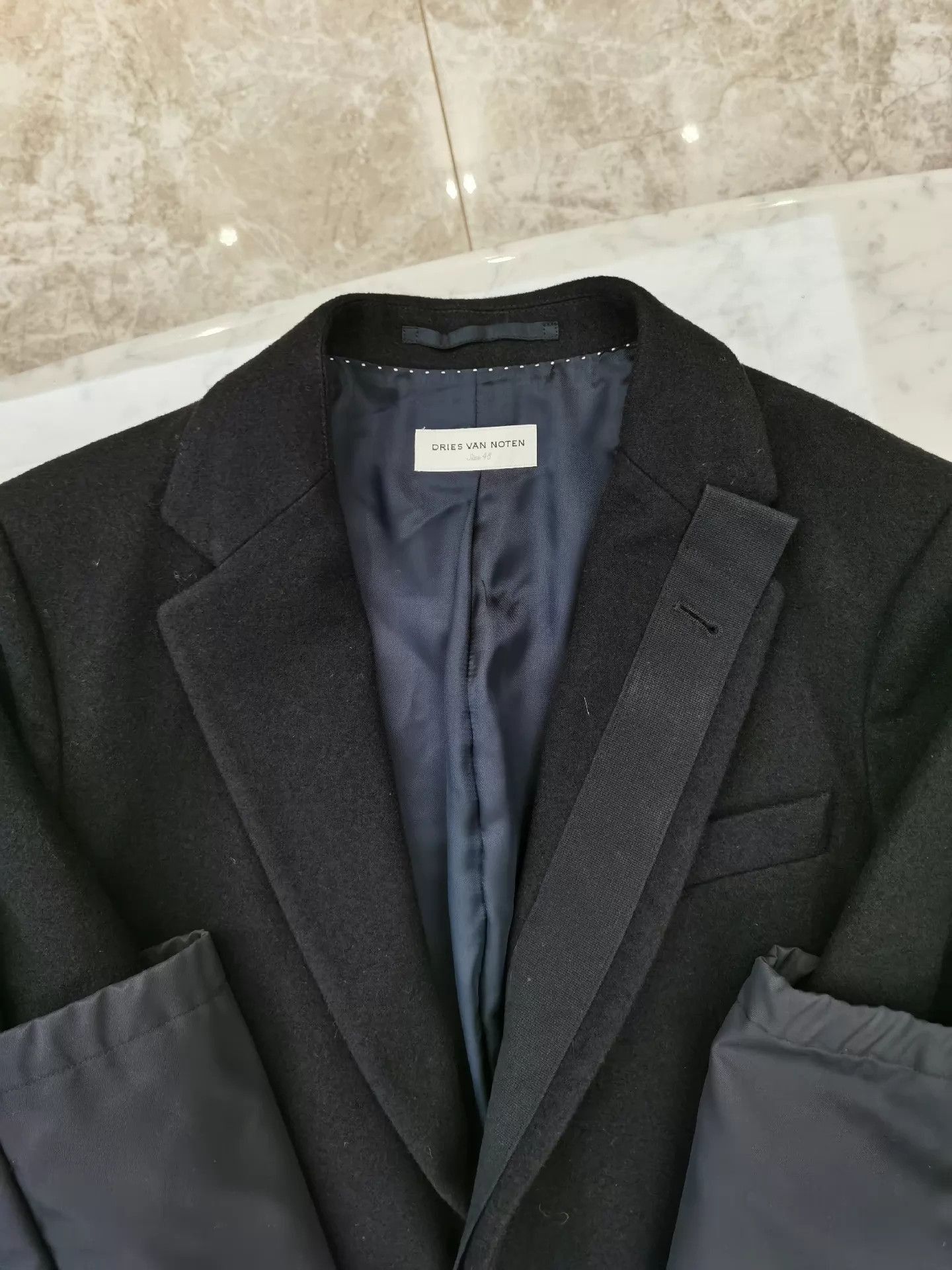 Dries Van Noten Vintage Black Jacket with Unique Sleeve Detail Size US M / EU 48-50 / 2 - 8 Thumbnail
