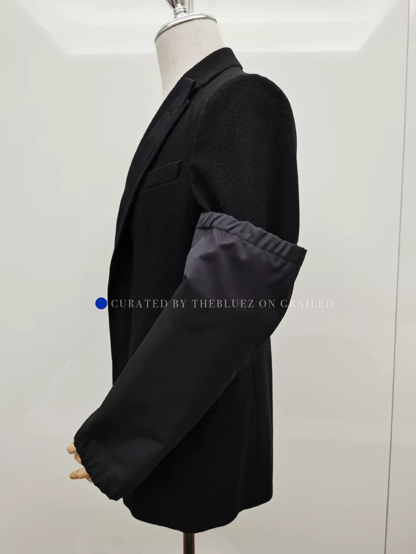 Dries Van Noten Vintage Black Jacket with Unique Sleeve Detail Size US M / EU 48-50 / 2 - 5 Thumbnail