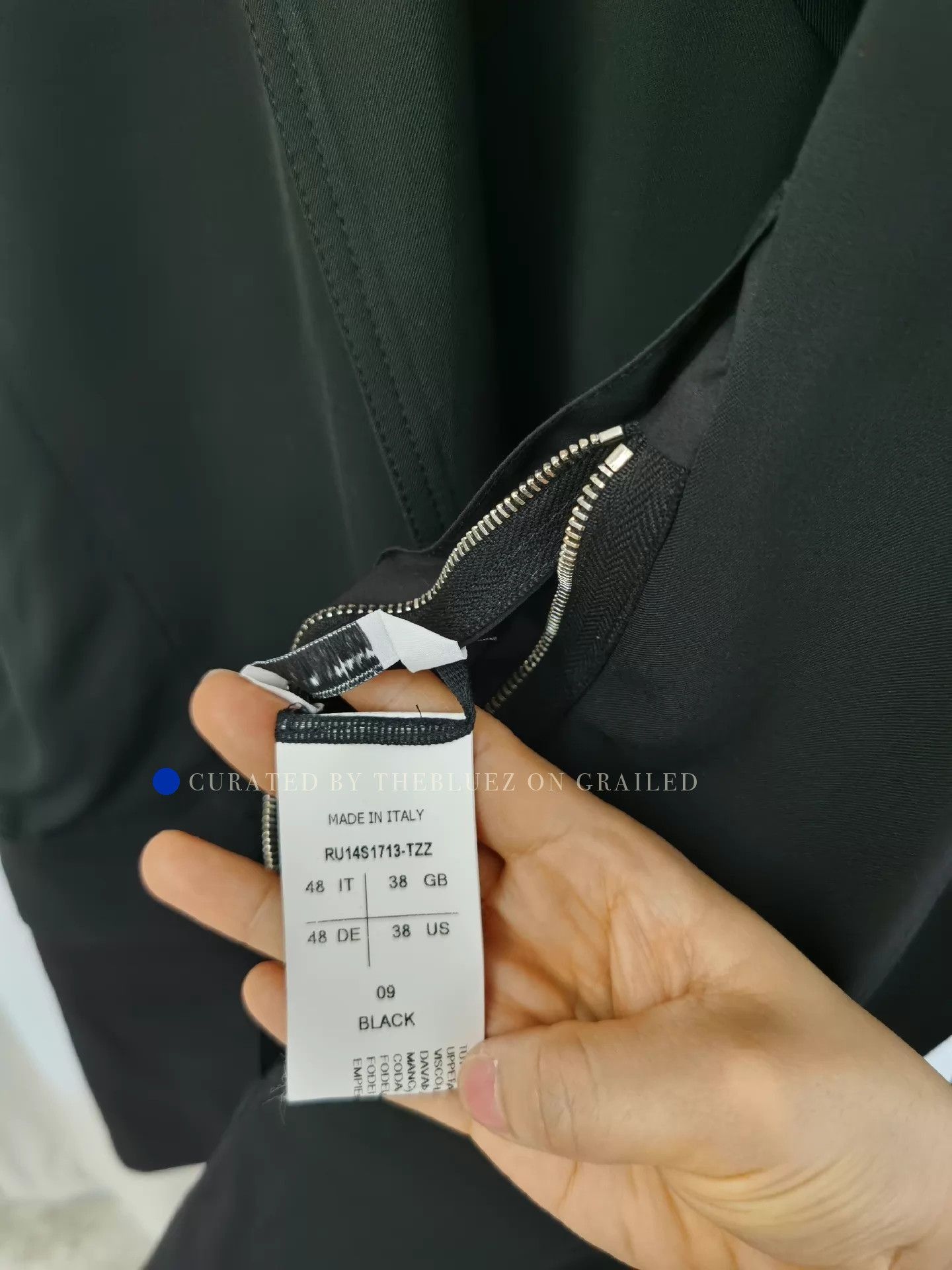 Rick Owens Unique Black Paneled Summer Blazer Size US M / EU 48-50 / 2 - 9 Thumbnail
