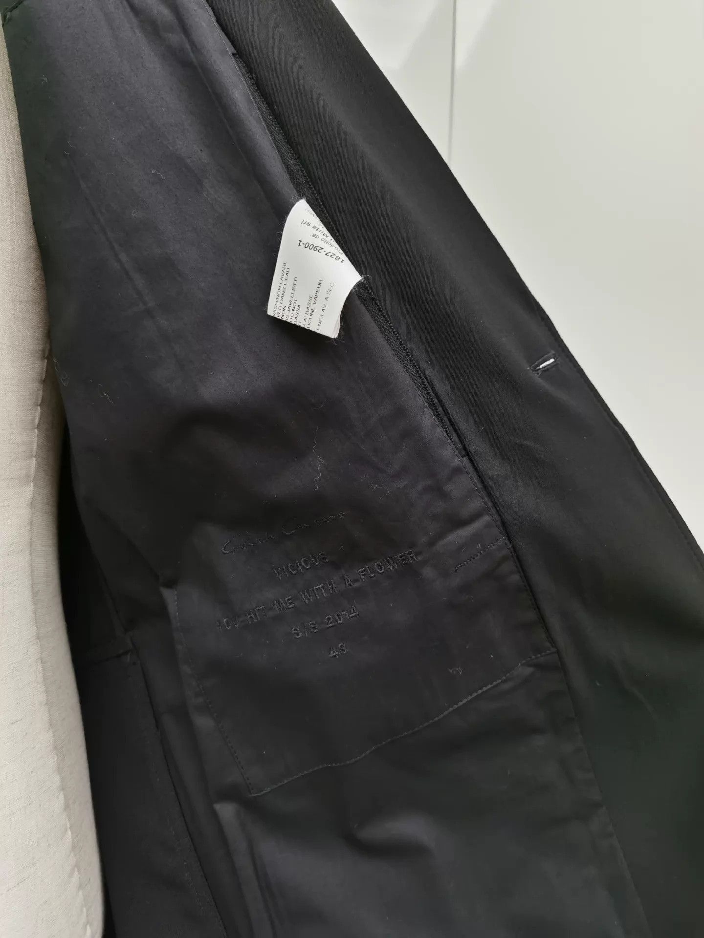 Rick Owens Unique Black Paneled Summer Blazer Size US M / EU 48-50 / 2 - 6 Thumbnail