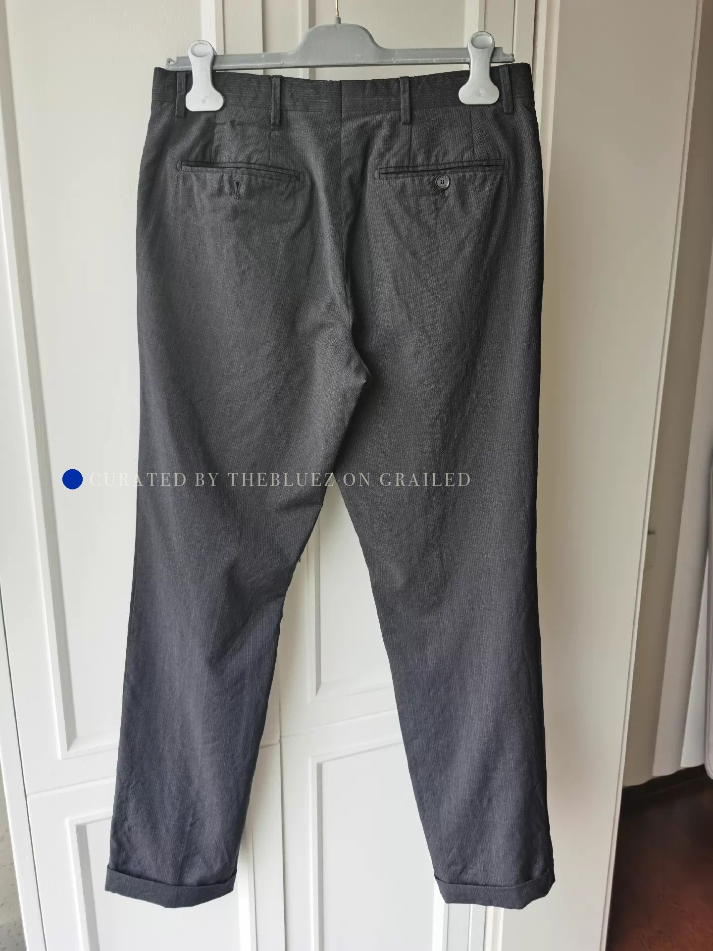 Burberry Dark Check Wool Suit in Black Size US M / EU 48-50 / 2 - 9 Thumbnail