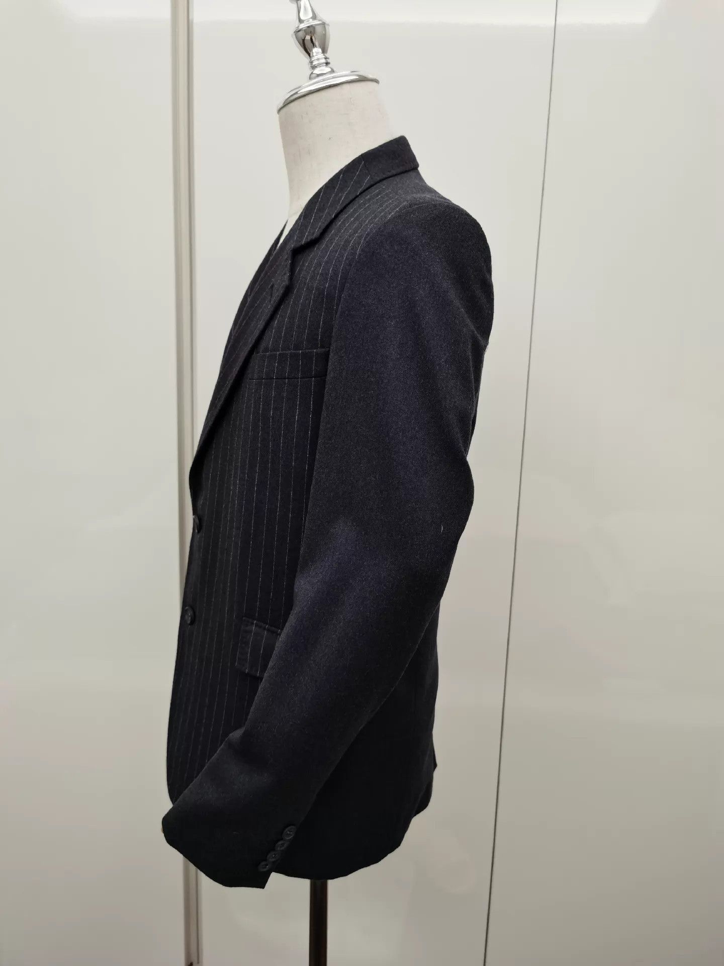 Jean Paul Gaultier Striped Wool Blazer in Blue Size US M / EU 48-50 / 2 - 3 Thumbnail