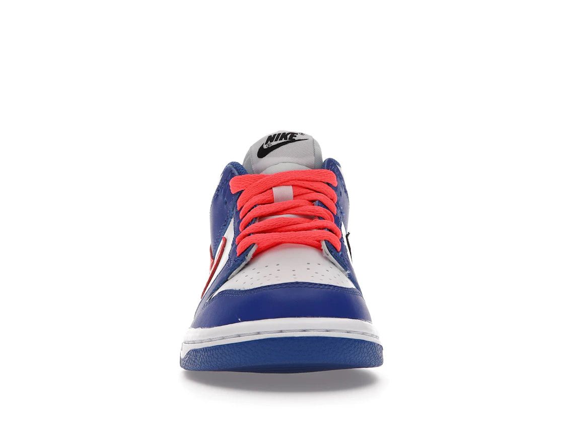 Nike Dunk Low Bright Crimson Game Royal (GS) Size US 6.5 / EU 39-40 - 2 Thumbnail