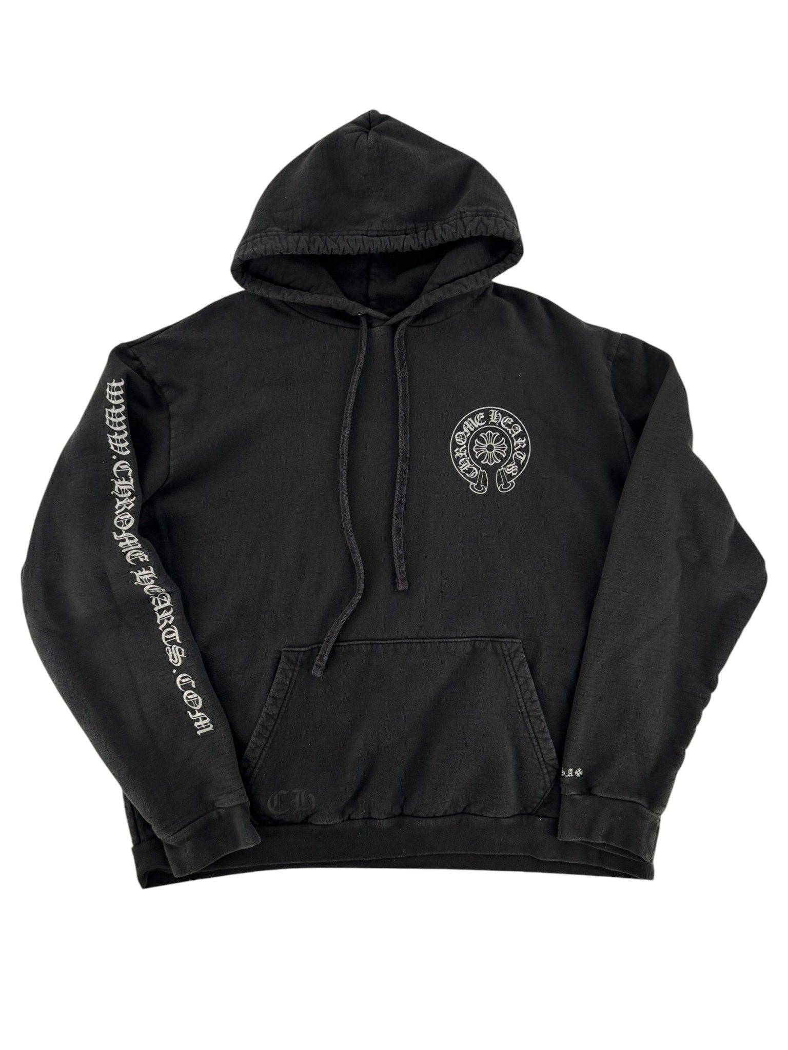 Chrome Hearts Online Exclusive Glitter Hoodie Black/Silver Size US XL / EU 56 / 4 - 2 Thumbnail