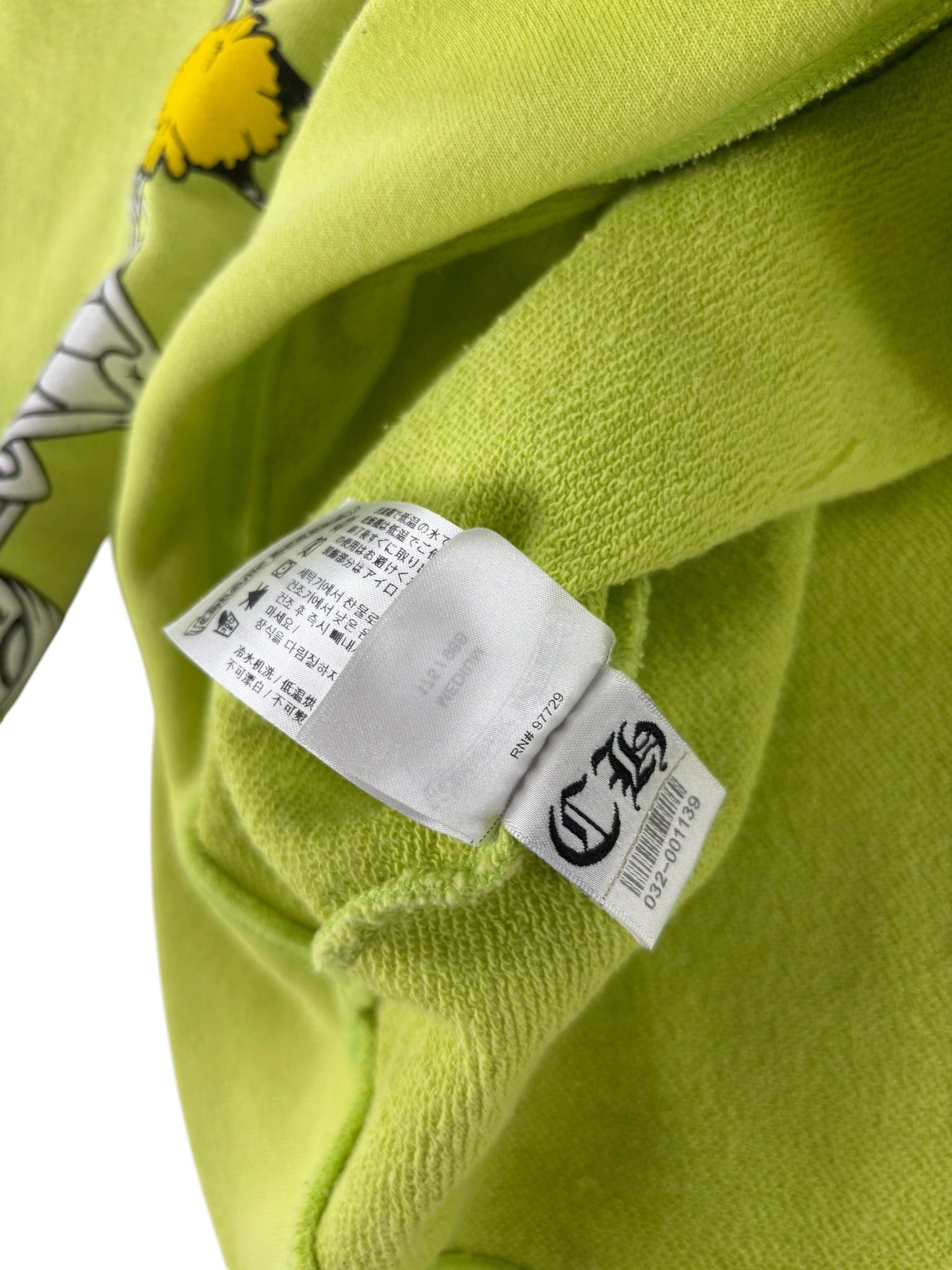Chrome Hearts Matty Boy Link Hoodie Lime Green Size US M / EU 48-50 / 2 - 7 Thumbnail
