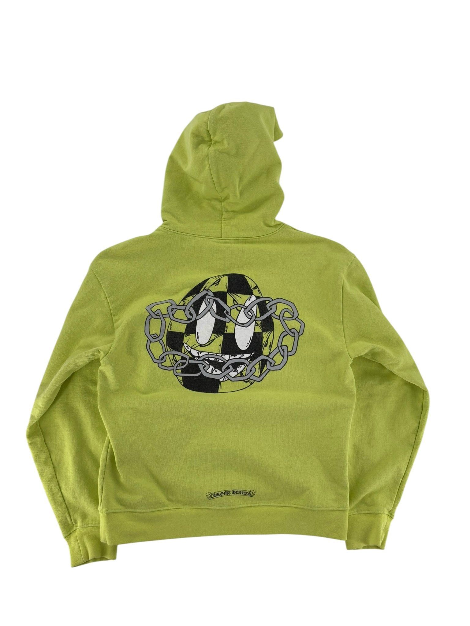 Chrome Hearts Matty Boy Link Hoodie Lime Green Size US M / EU 48-50 / 2 - 4 Thumbnail
