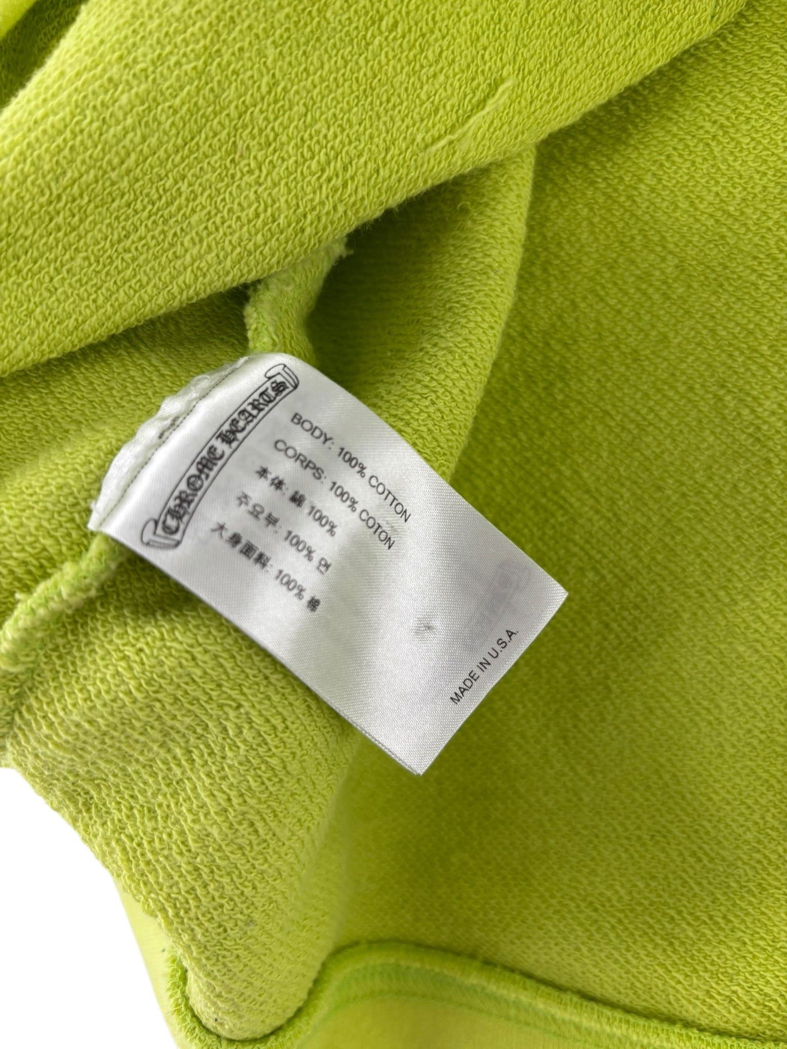 Chrome Hearts Matty Boy Link Hoodie Lime Green Size US M / EU 48-50 / 2 - 5 Thumbnail
