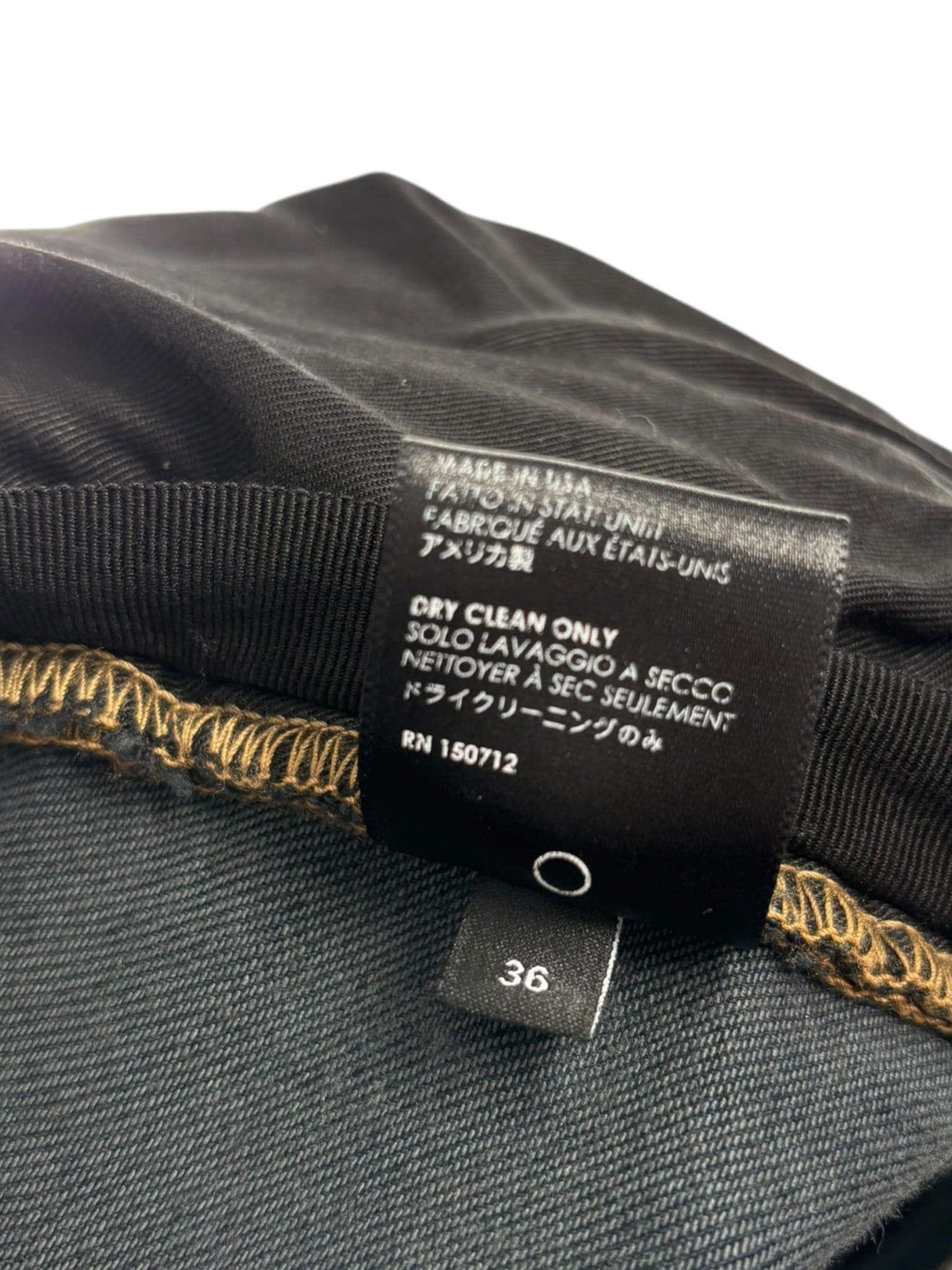 Amiri MX1 Leather Patch Jeans Deep Indigo/Black Size US 28 / EU 44 - 5 Thumbnail