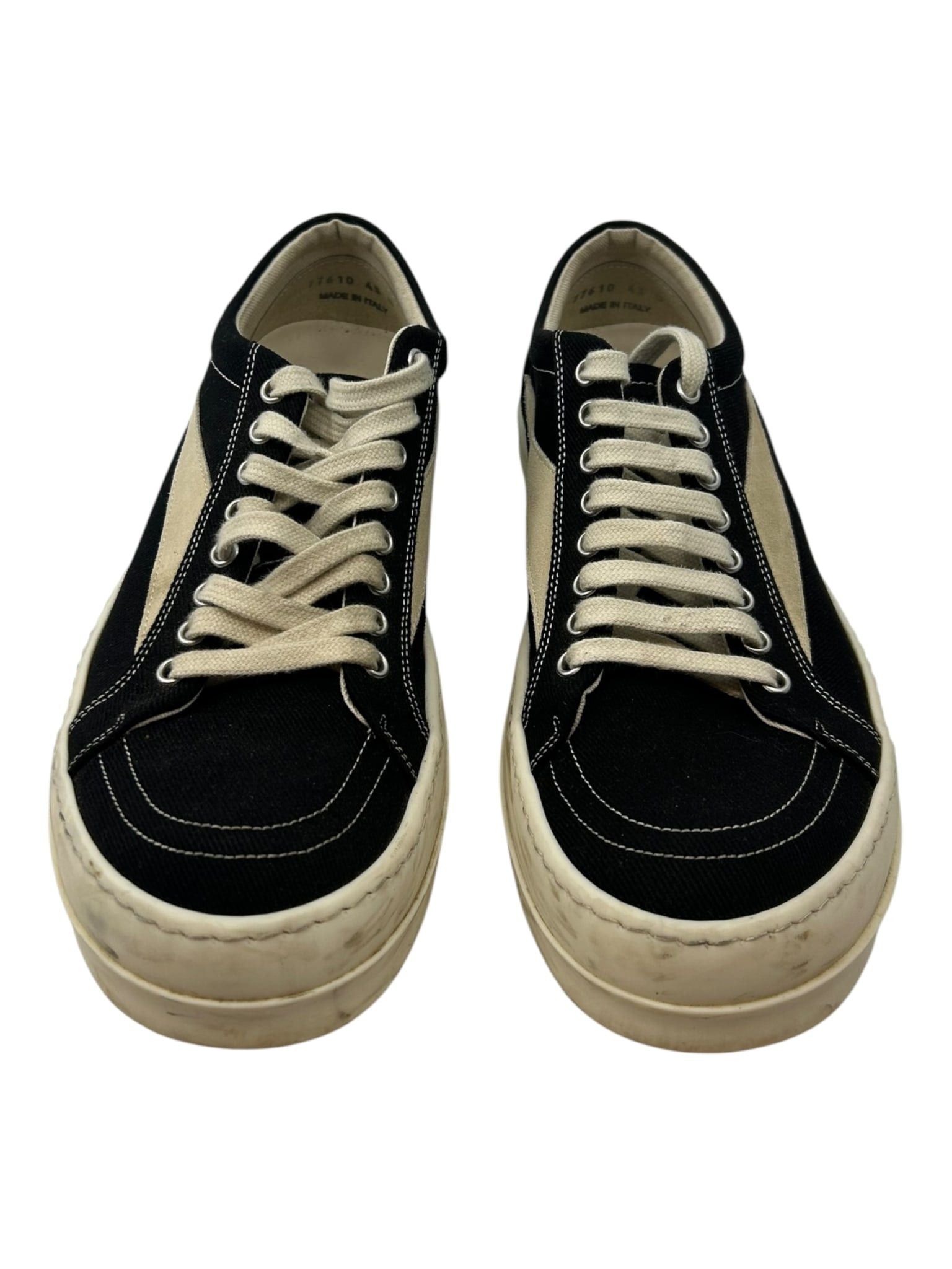 Rick Owens Canvas Vintage Sneaker Size US 9.5 / EU 42-43 - 4 Thumbnail