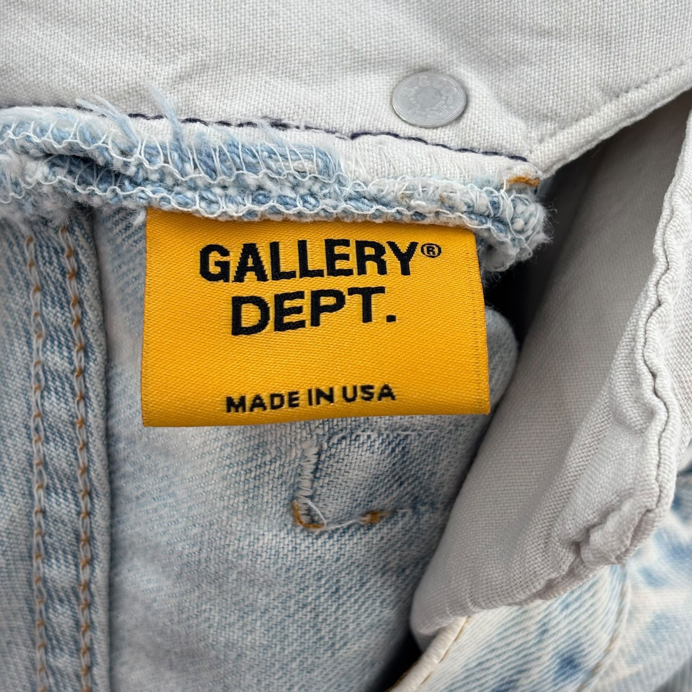 Gallery Dept. Gallery Dept Flared Patched Pants Lightwash Size US 36 / EU 52 - 4 Thumbnail