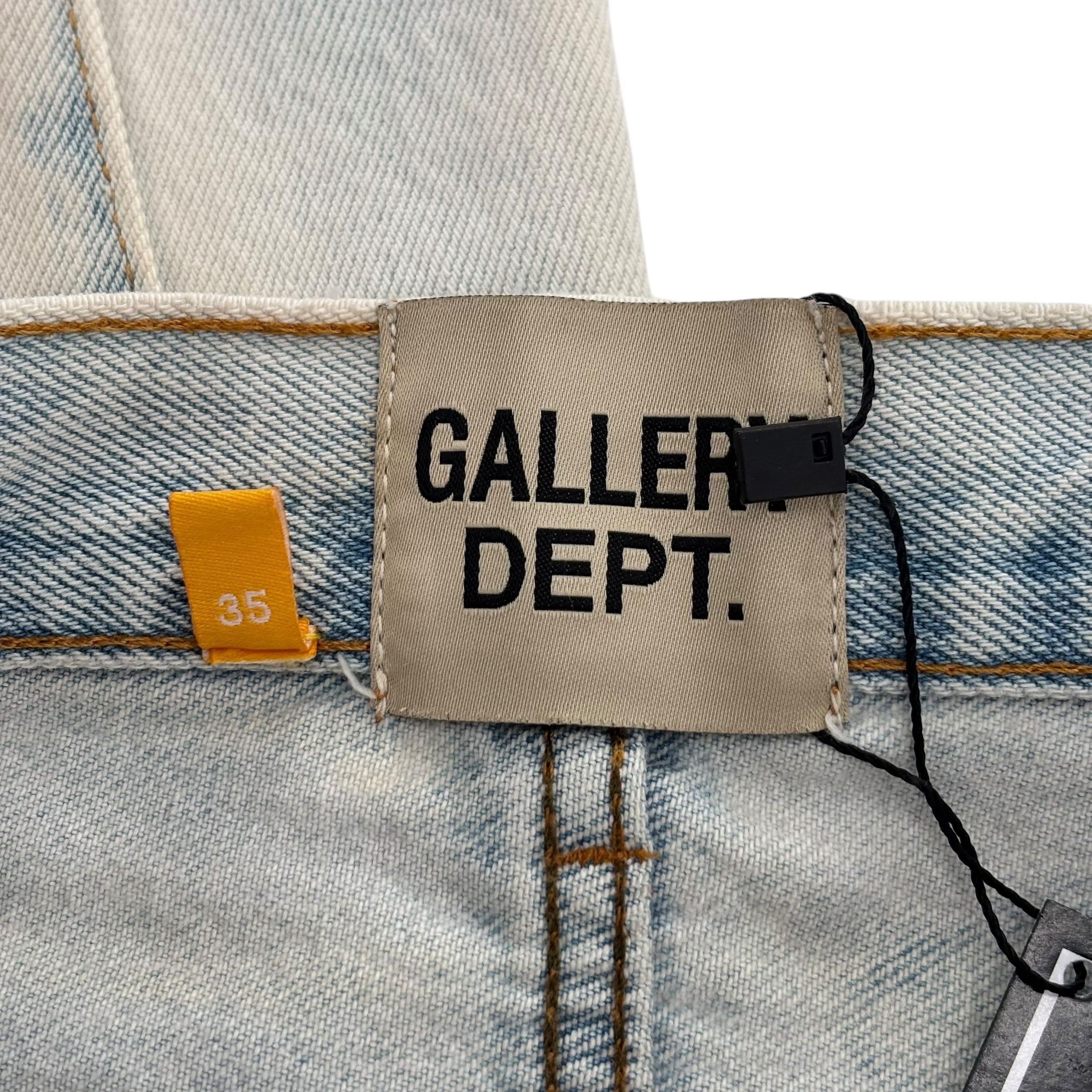 Gallery Dept. Gallery Dept Flared Patched Pants Lightwash Size US 36 / EU 52 - 3 Thumbnail