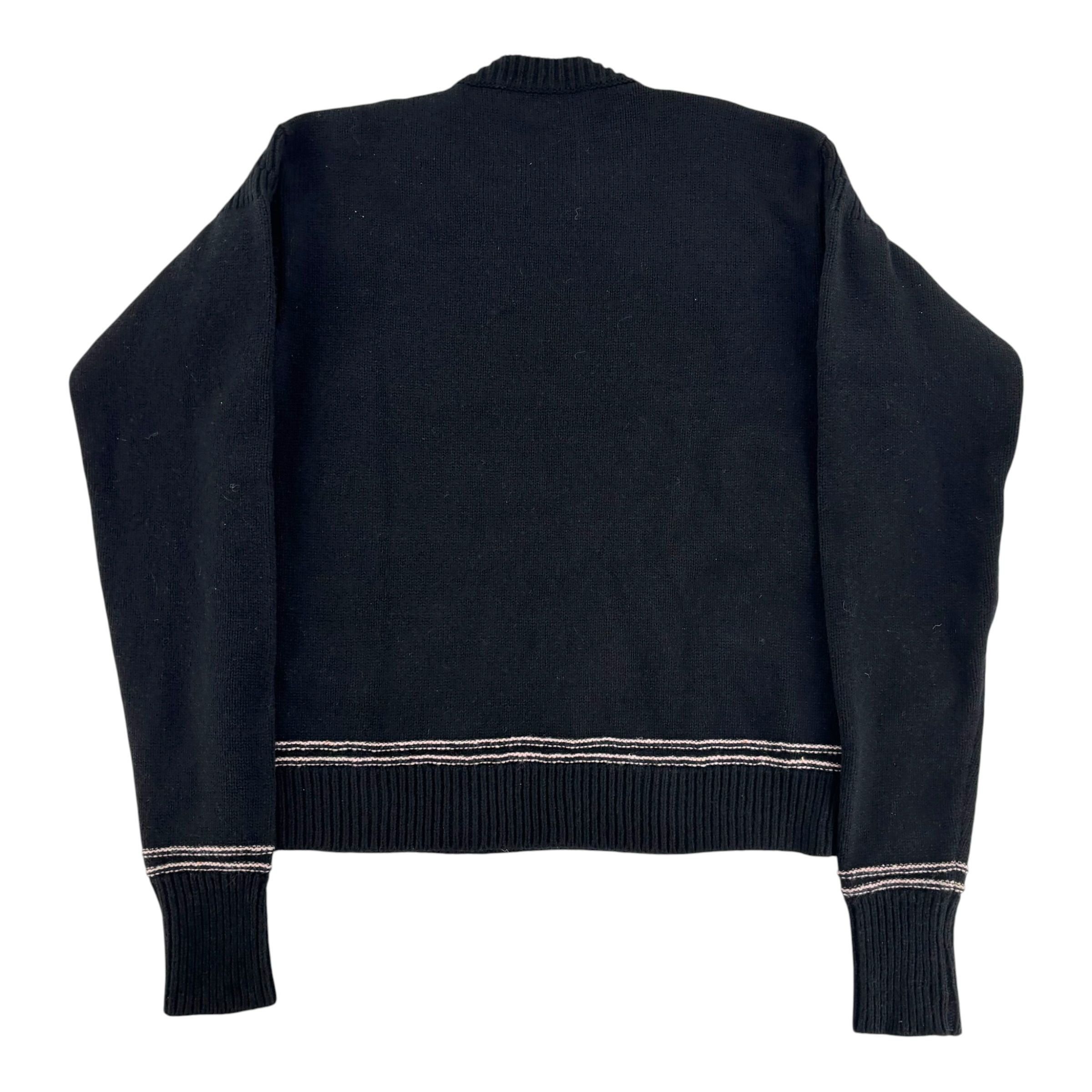 Marni Intarsia Wool Sweater Black Size US S / EU 44-46 / 1 - 3 Thumbnail