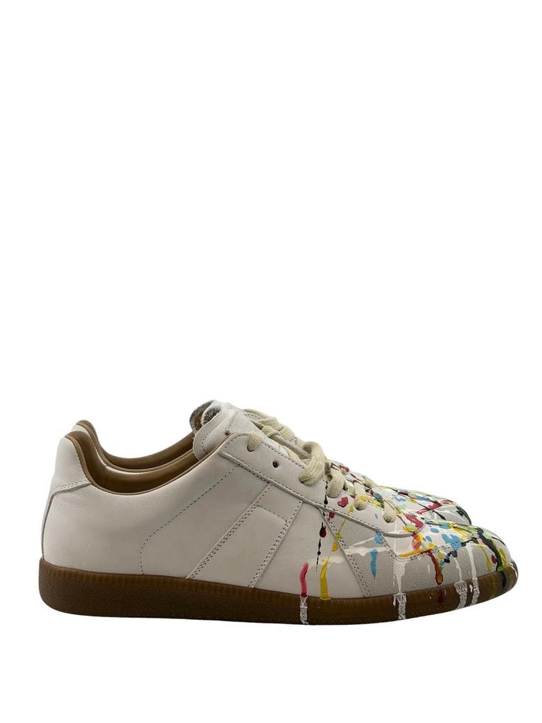 Maison Margiela Replica Low Paint Splatter Size US 7.5 / EU 40-41 - 2 Thumbnail